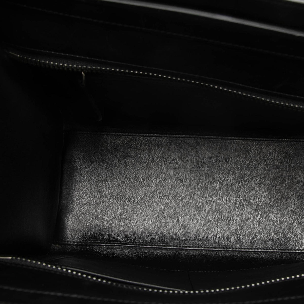 Celine Micro Tricolor Leather Luggage Tote