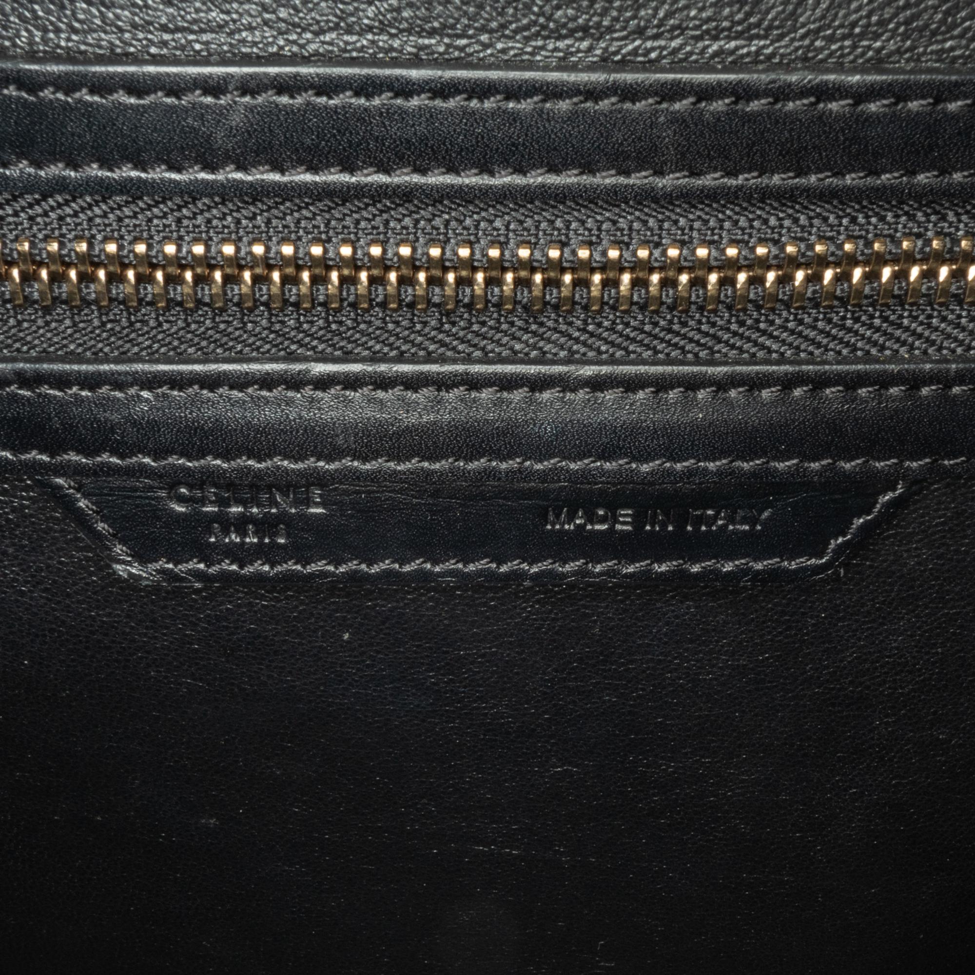 Celine Micro Tricolor Luggage Tote (SHG-d2EgSk)