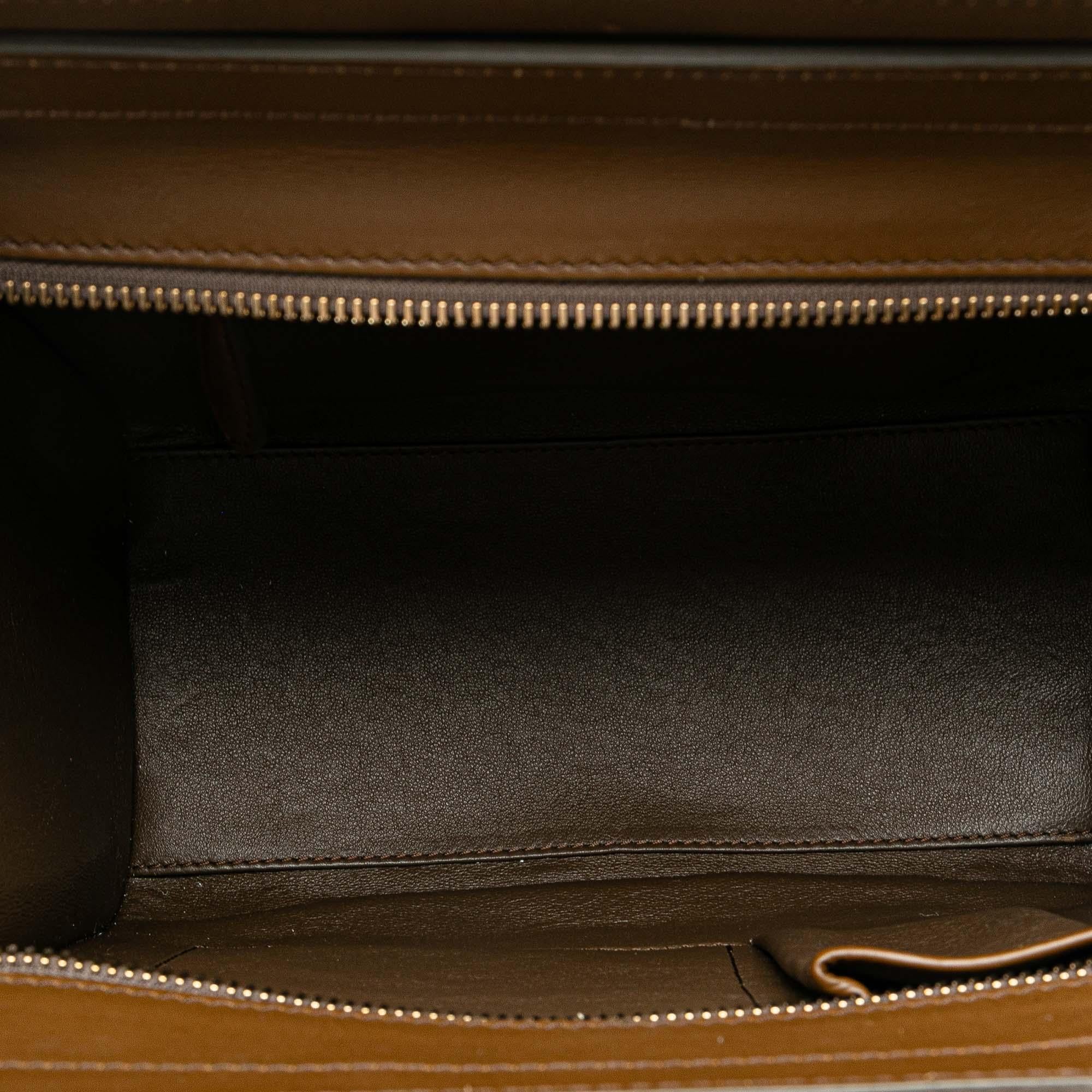 Celine Micro Tricolor Luggage Tote (SHG-SCLYeT)