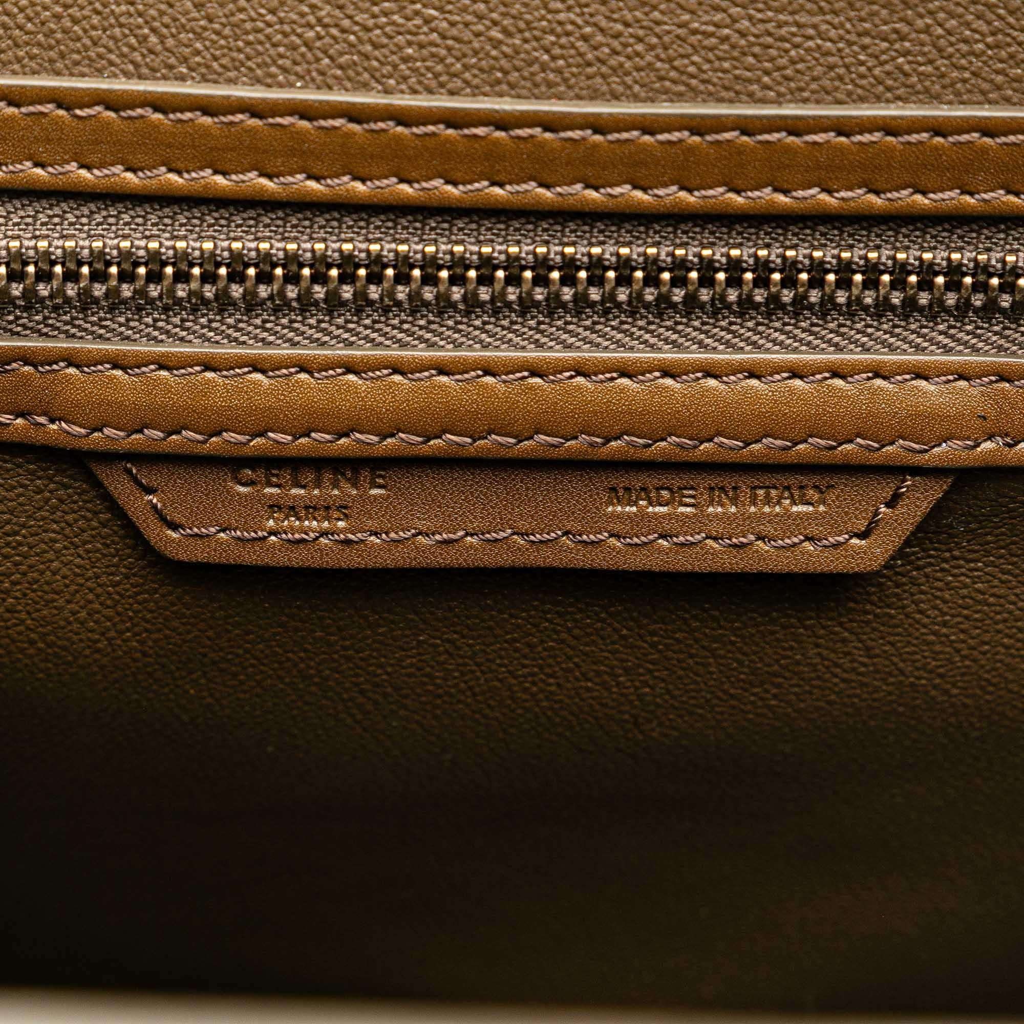 Celine Micro Tricolor Luggage Tote (SHG-SCLYeT)