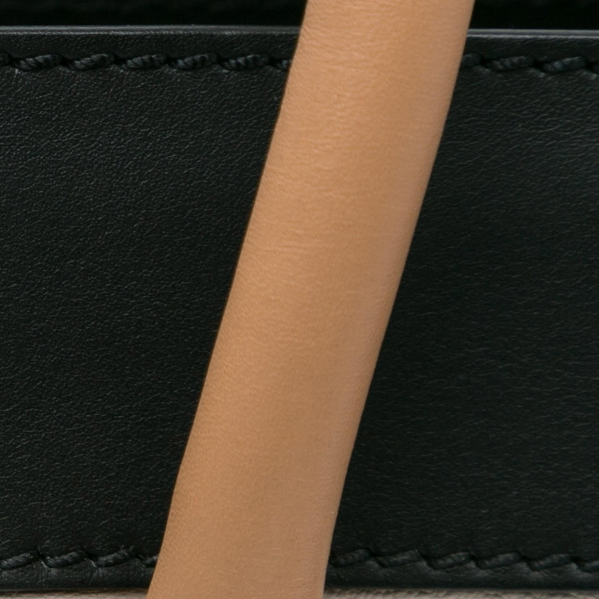 Celine Micro Tricolor Luggage Tote (SHG-rmDxa0)