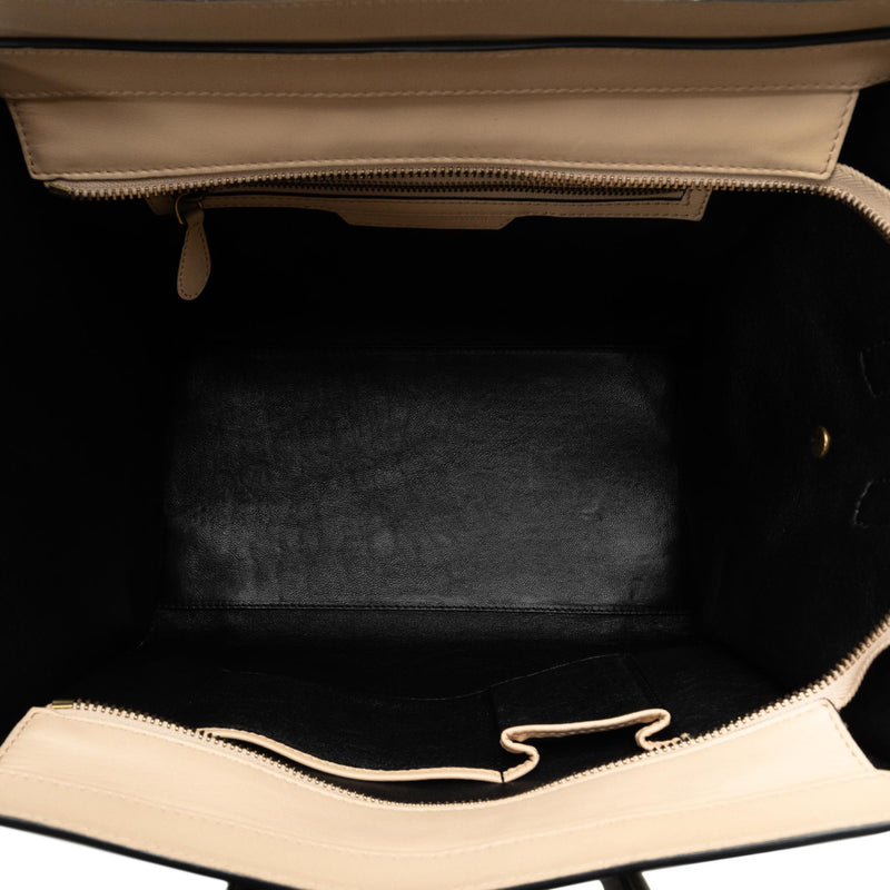 Celine Mini Bicolor Luggage Tote (SHG-wiNeoe)