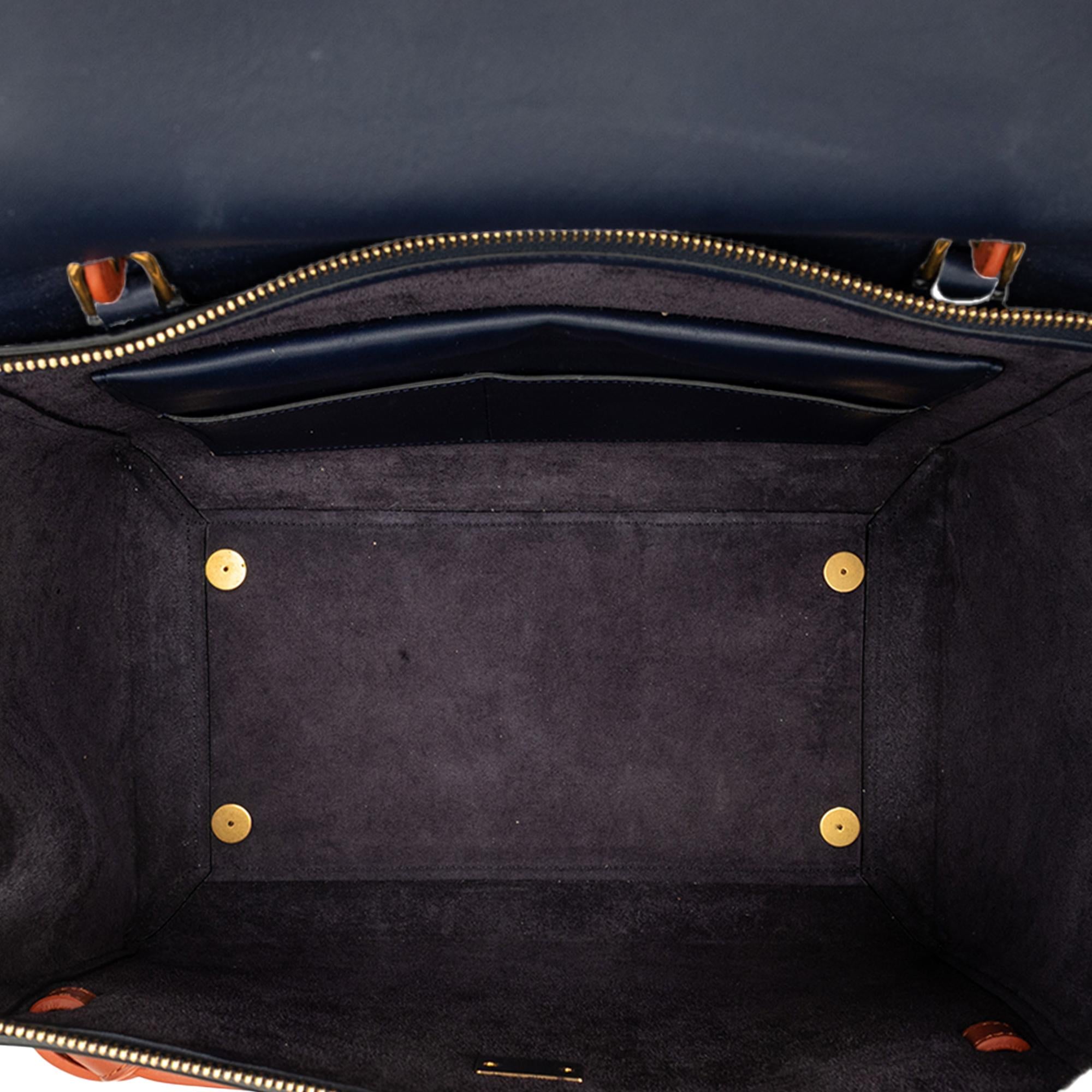 Celine Mini Bicolor Smooth Calfskin Belt Bag