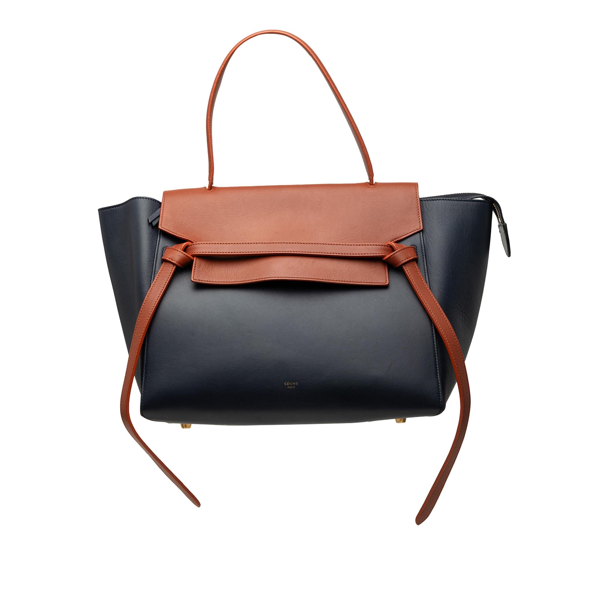 Celine Mini Bicolor Smooth Calfskin Belt Bag