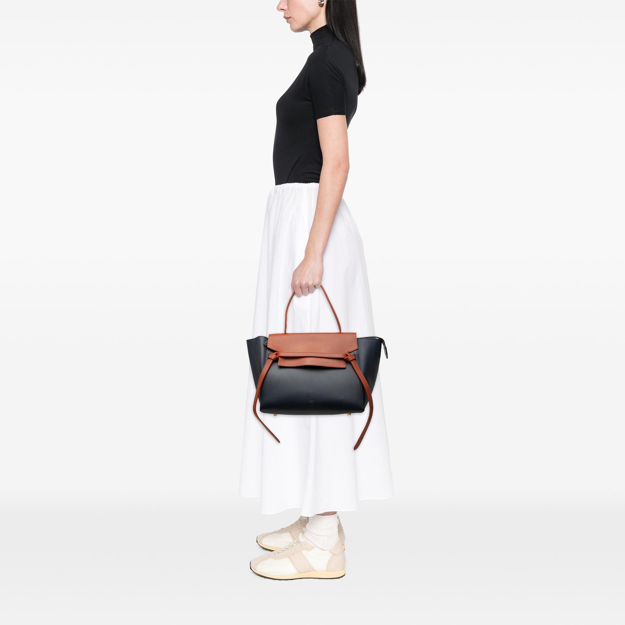 Celine Mini Bicolor Smooth Calfskin Belt Bag