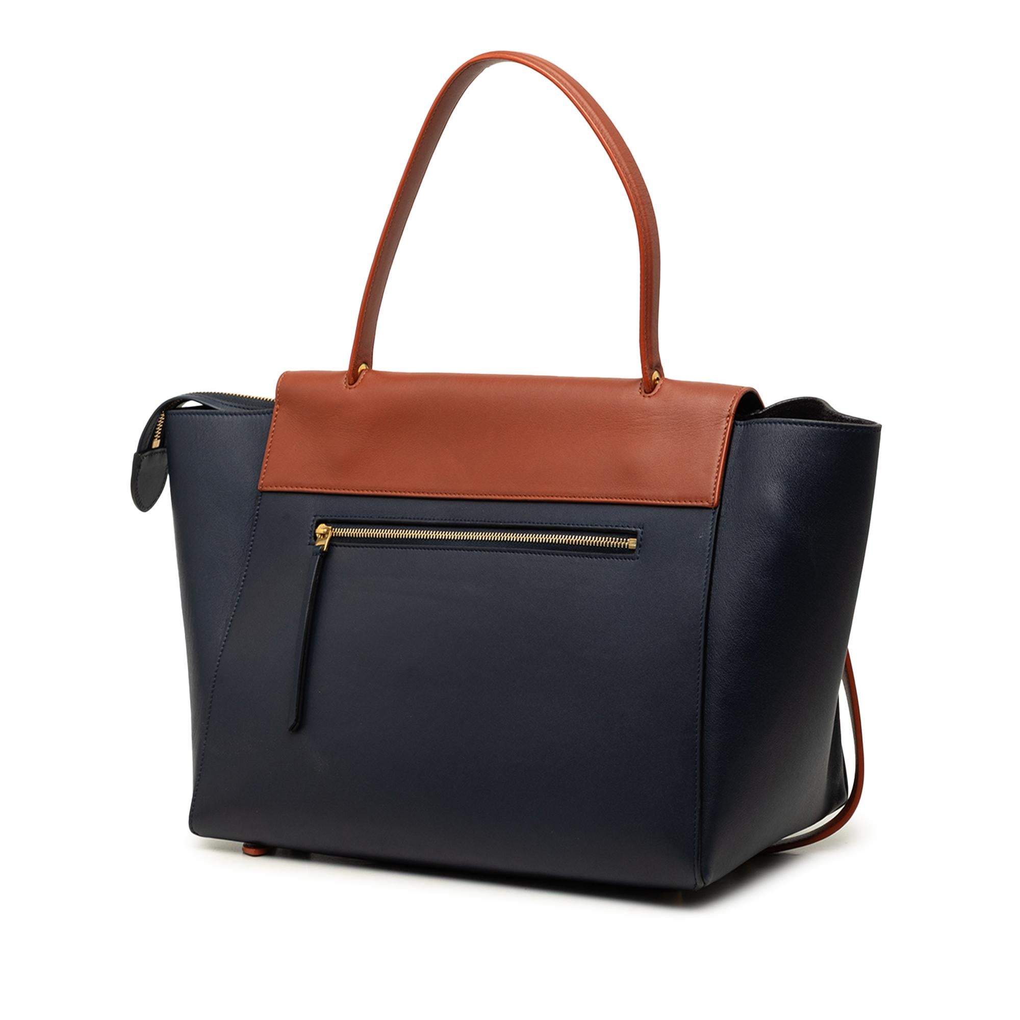 Celine Mini Bicolor Smooth Calfskin Belt Bag