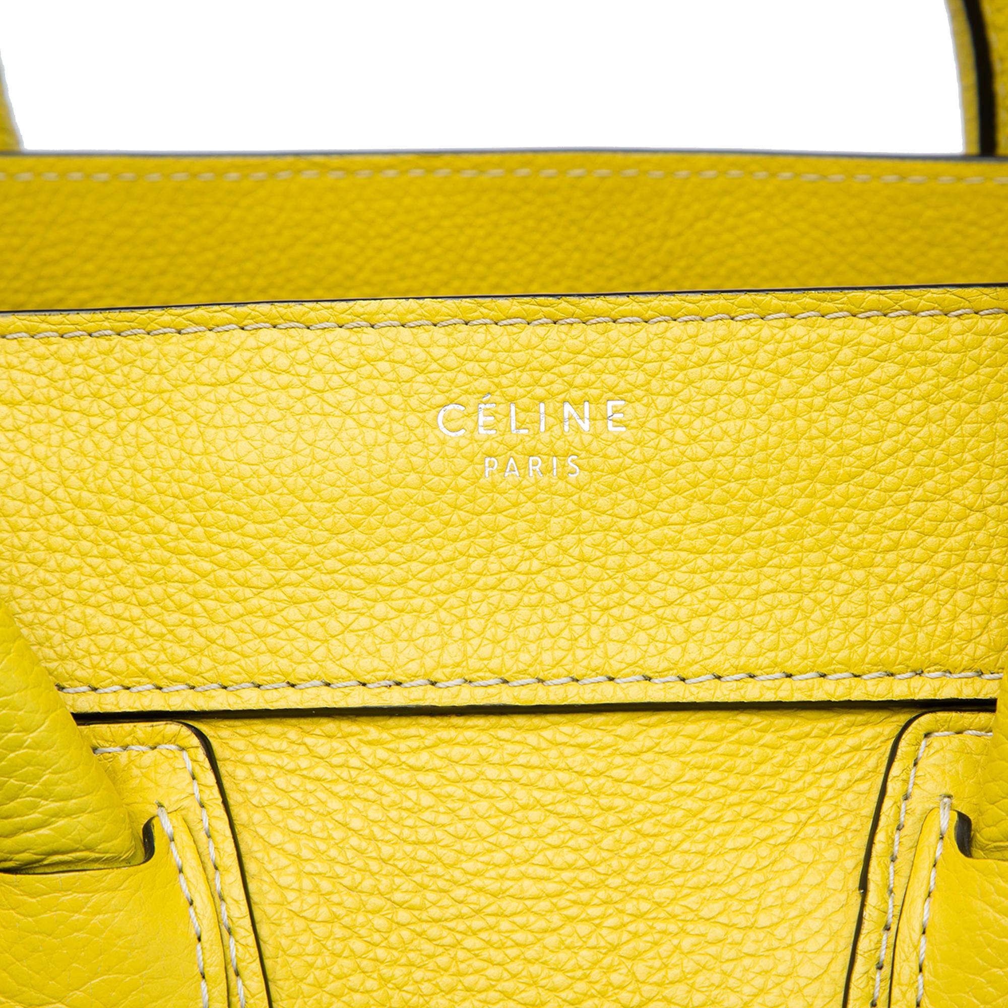 Celine Mini Calfskin Luggage Tote