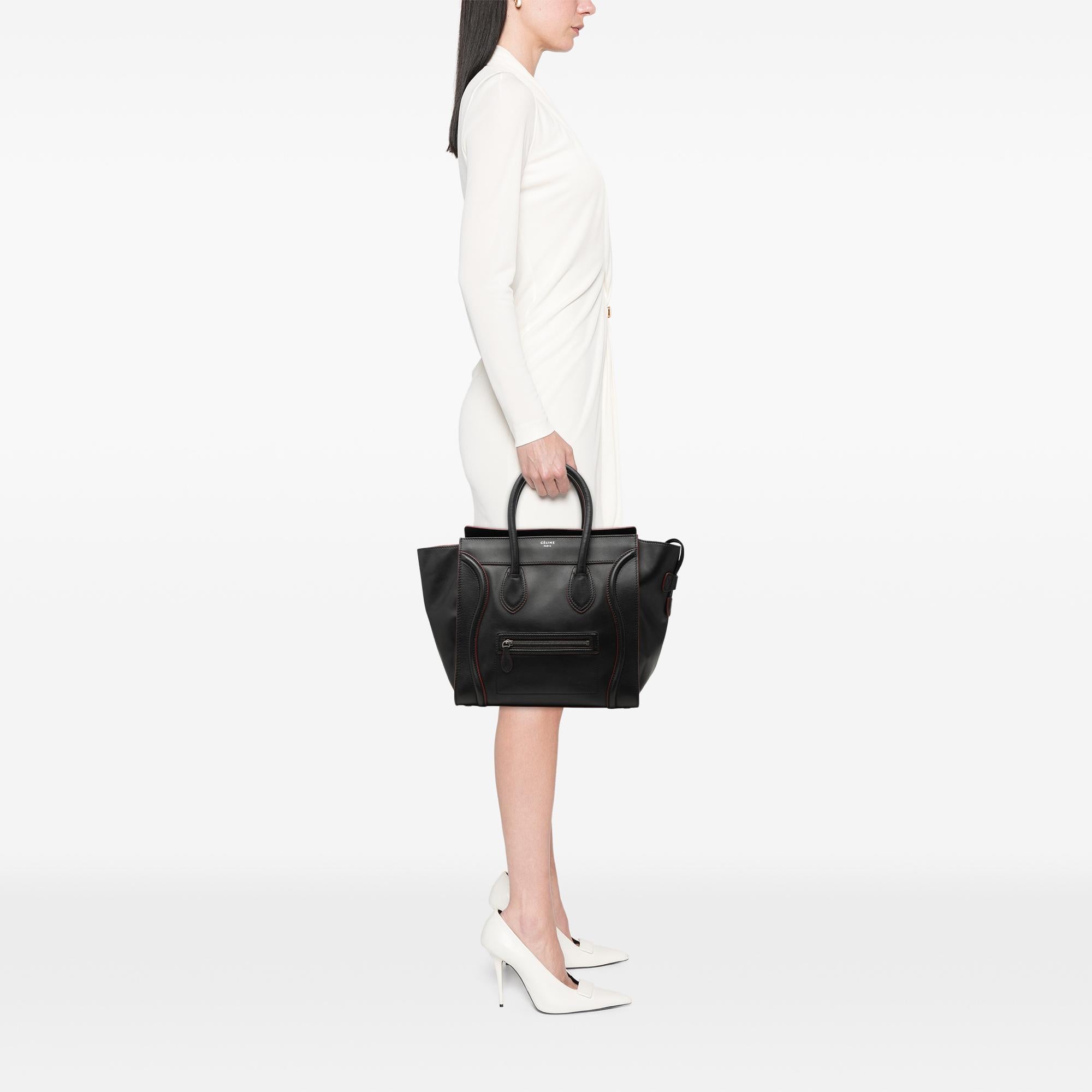 Celine Mini Calfskin Luggage Tote