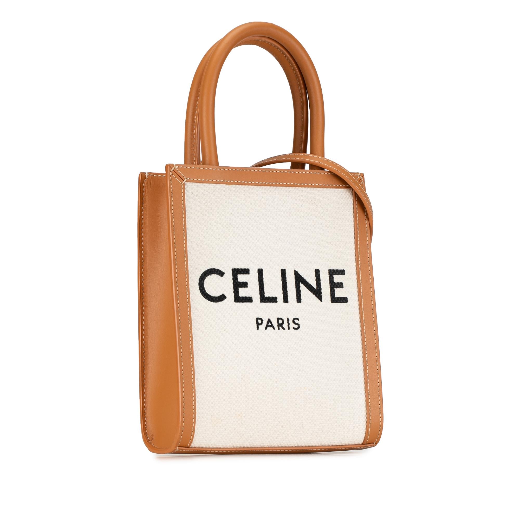 Celine Mini Canvas Vertical Cabas (SHG-izYTkz)