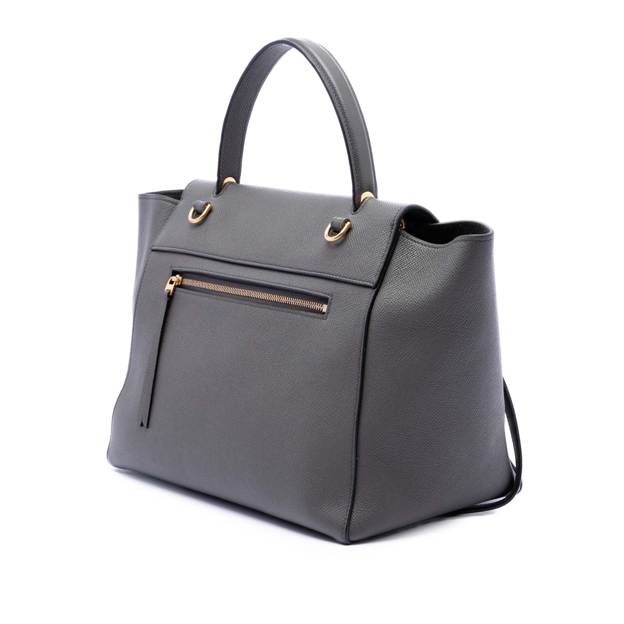 Celine Mini Leather Belt Bag Satchel