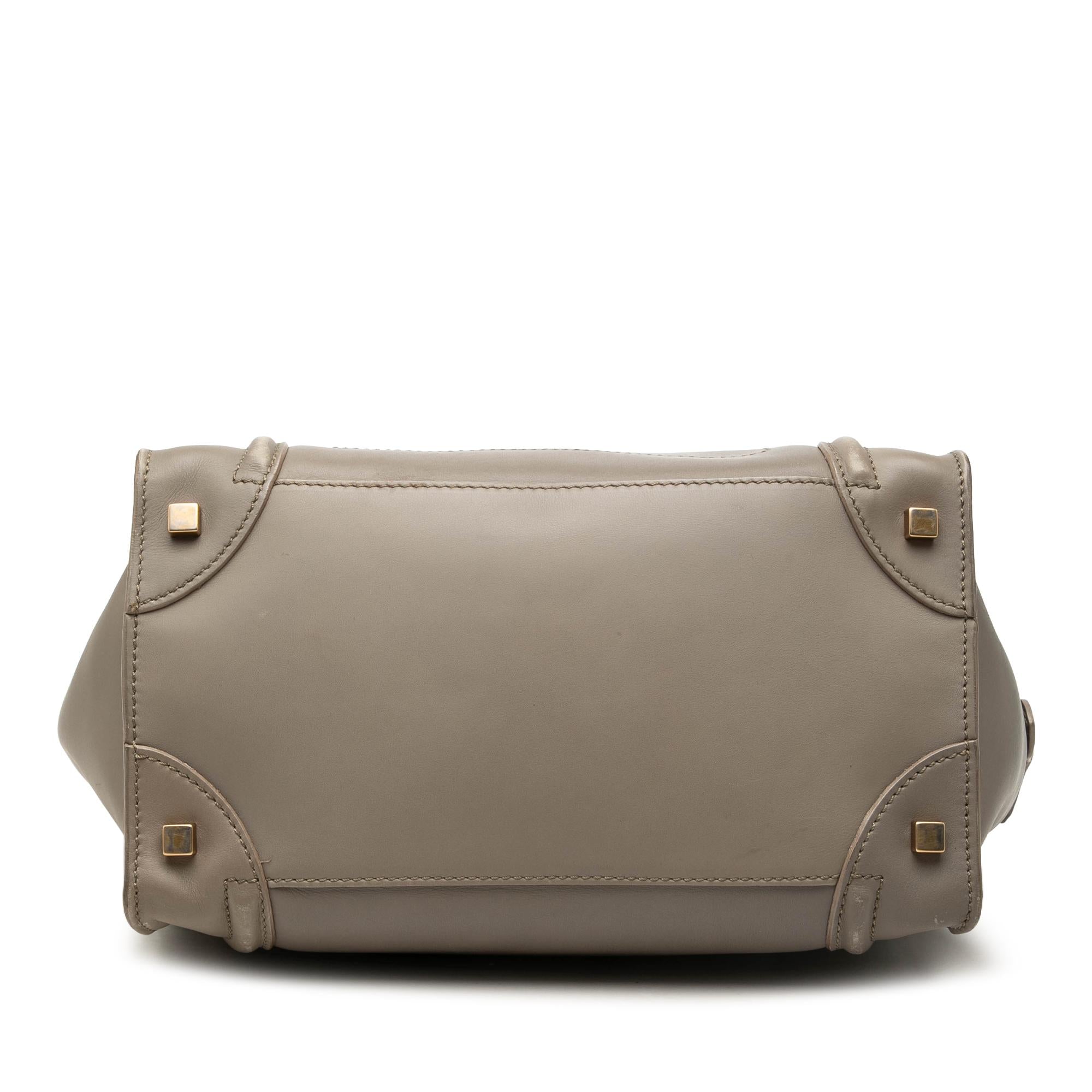 Celine Mini Smooth Calfskin Luggage Tote