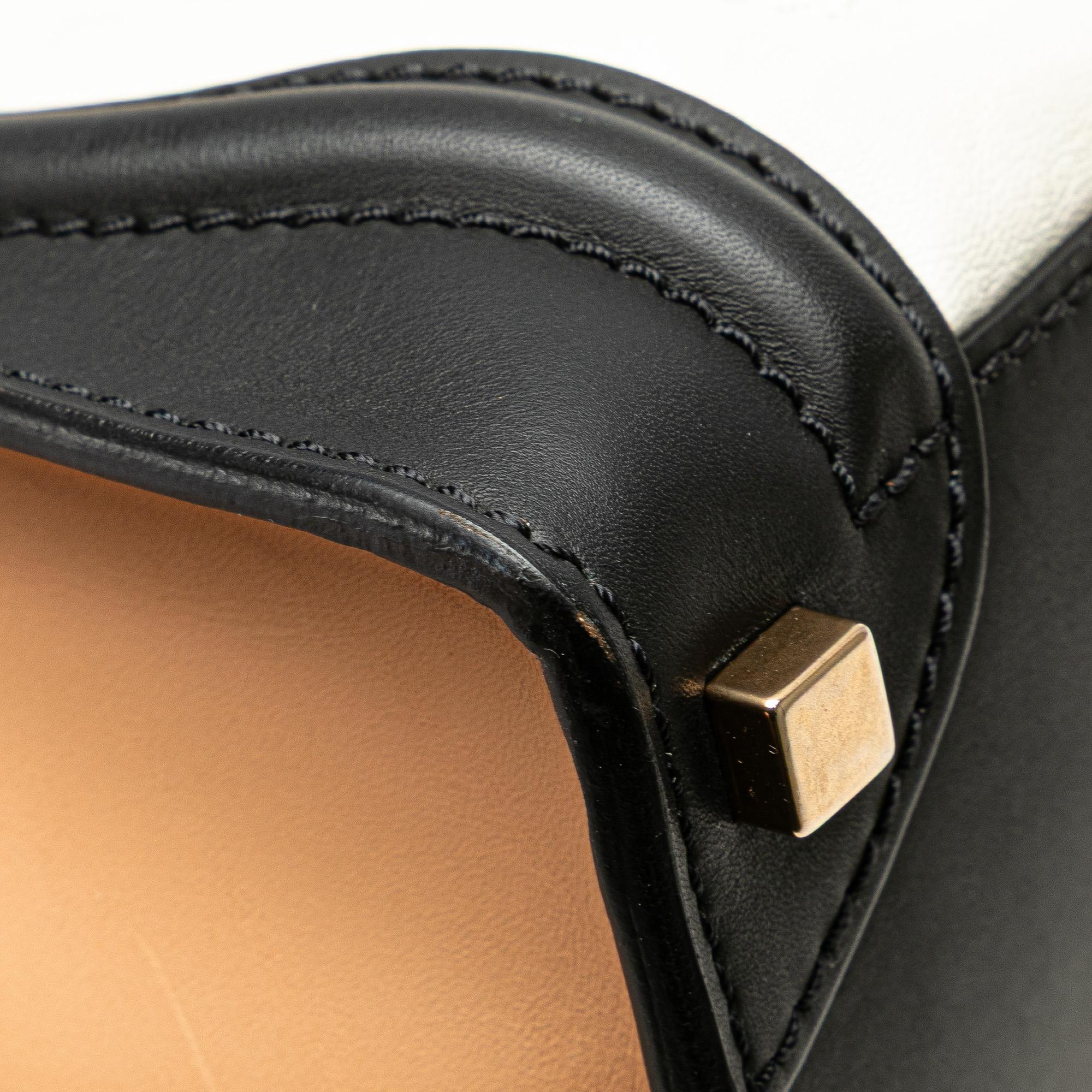 Celine Mini Tricolor Leather Luggage Tote
