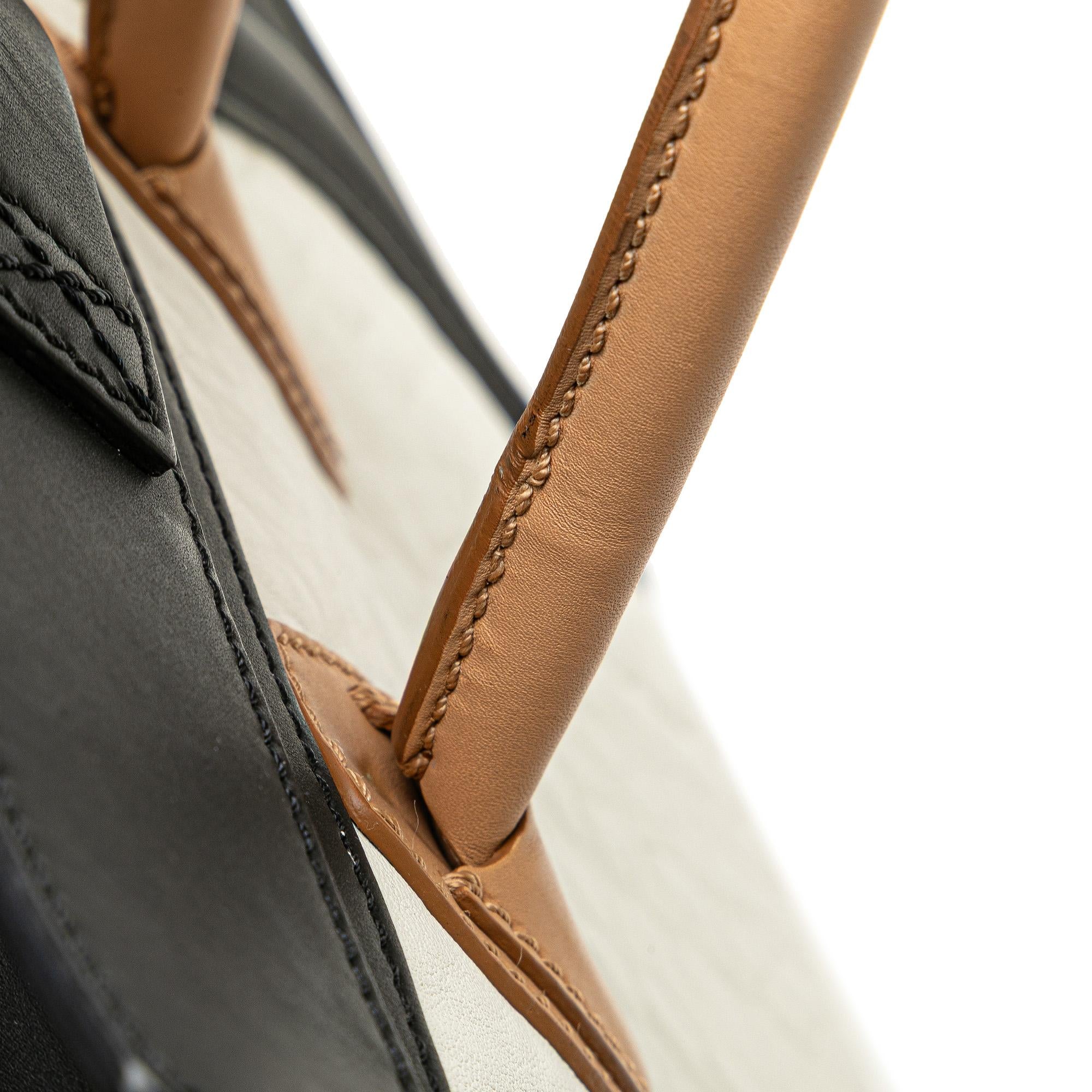 Celine Mini Tricolor Leather Luggage Tote