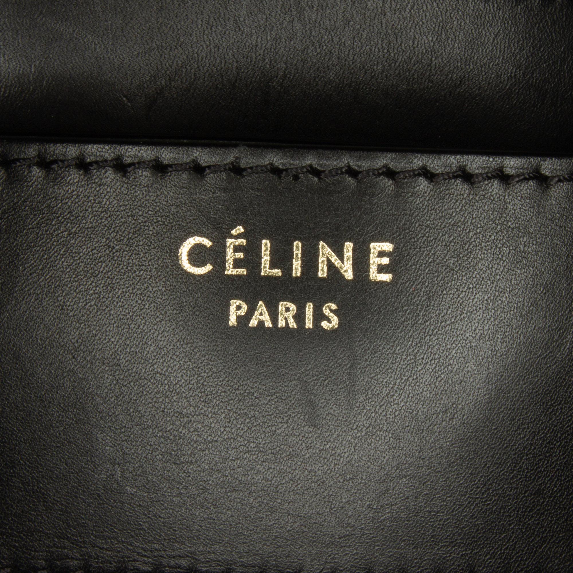 Celine Mini Tricolor Luggage Tote (SHG-h2571u)
