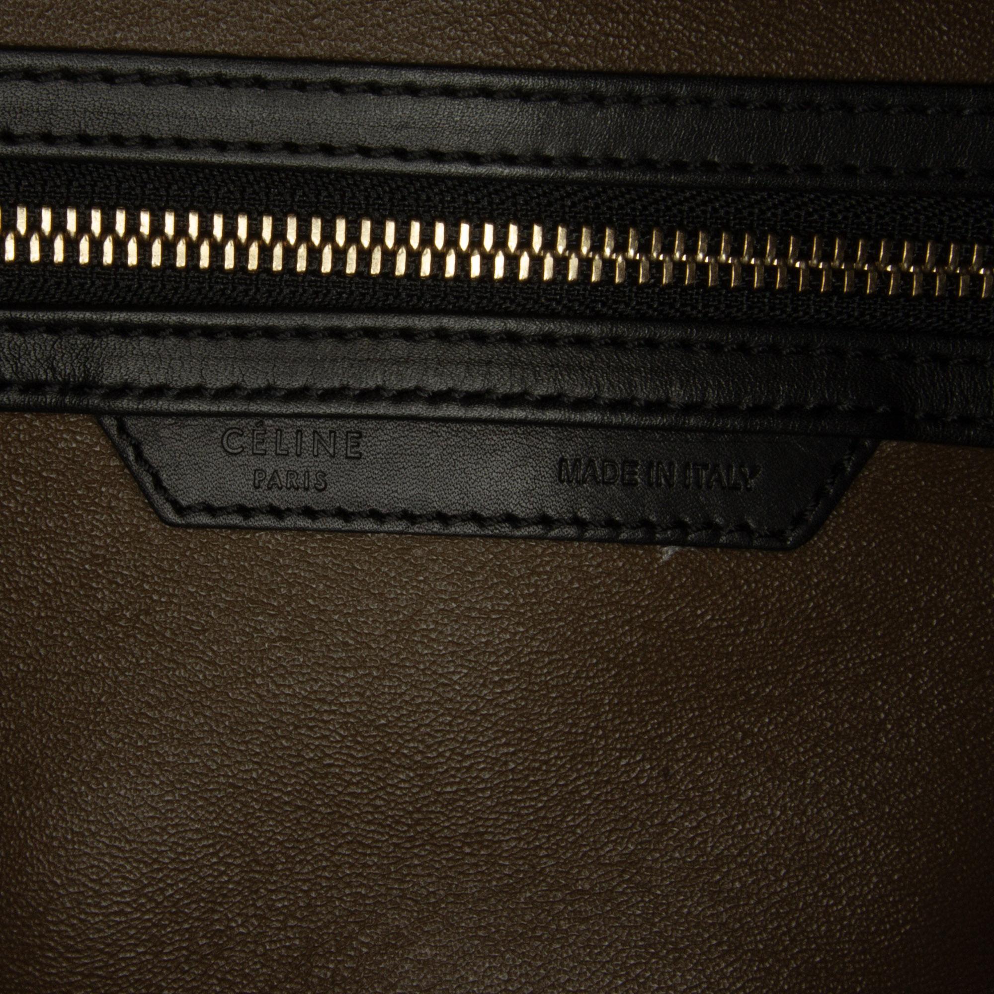 Celine Mini Tricolor Luggage Tote (SHG-h2571u)