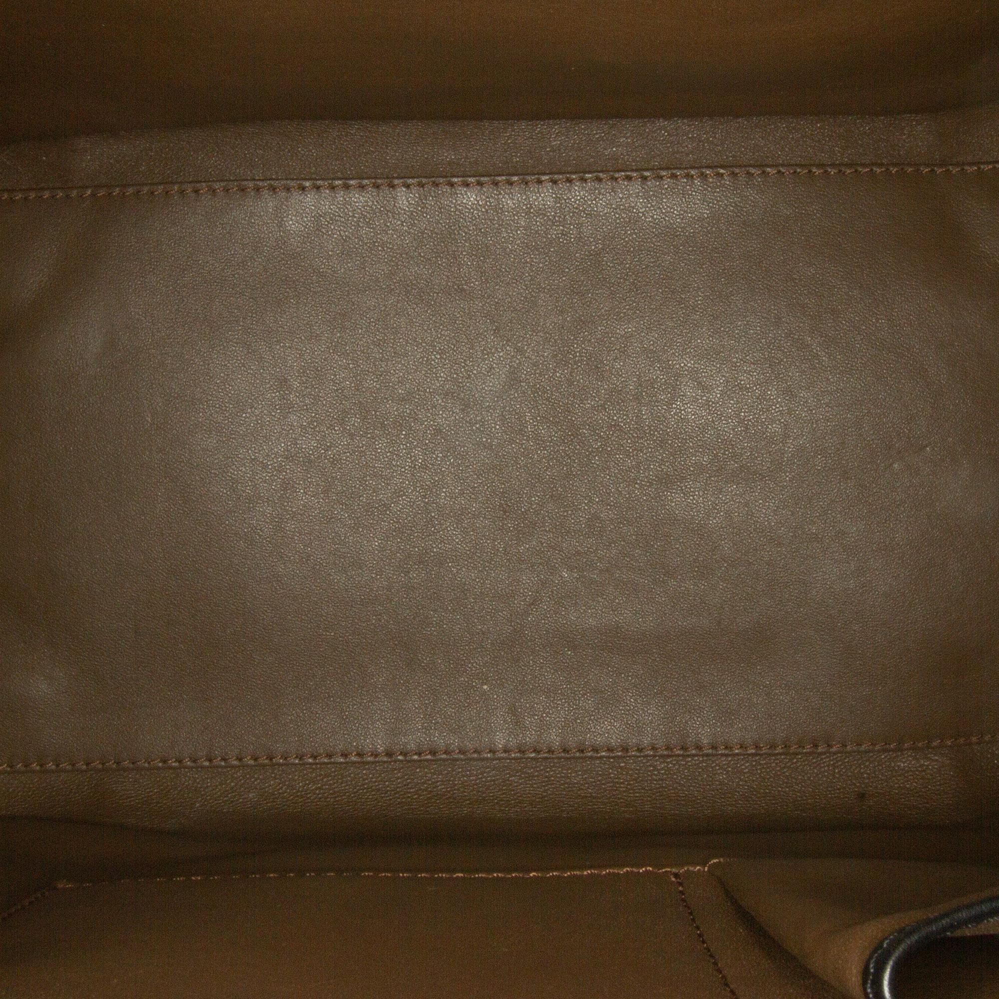 Celine Mini Tricolor Luggage Tote (SHG-h2571u)