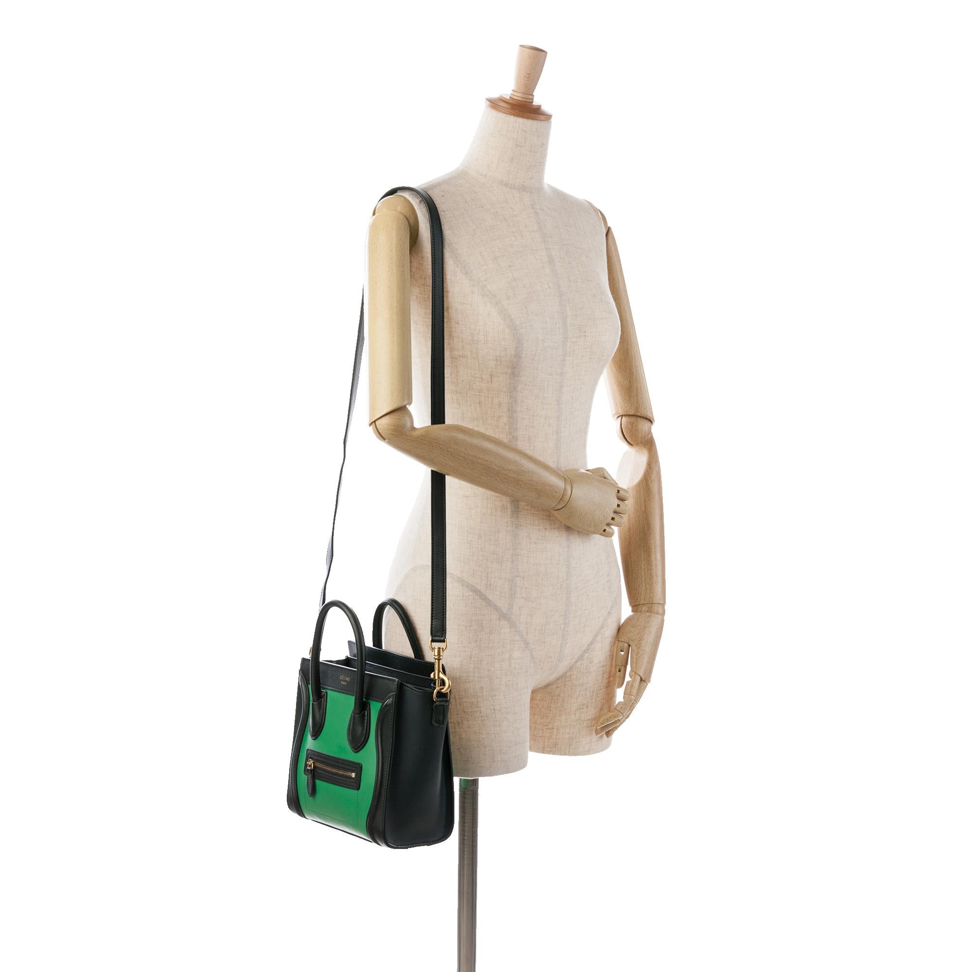 Celine Nano Bicolor Luggage Tote (SHG-z9F6Hj)