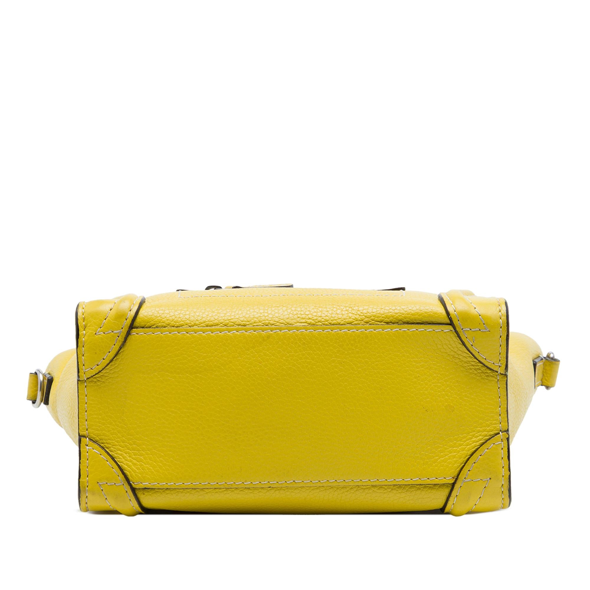 Celine Nano Grained Calfskin Luggage Tote
