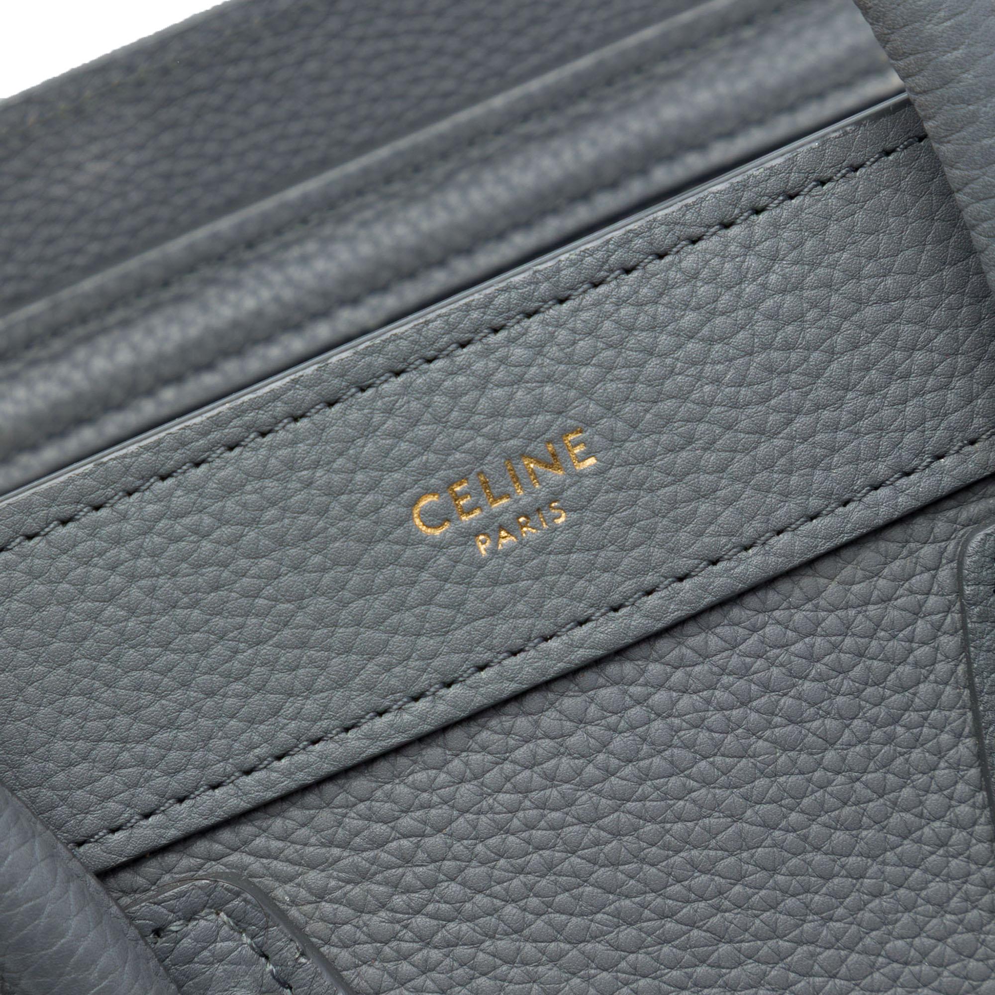 Celine Nano Grained Calfskin Luggage Tote
