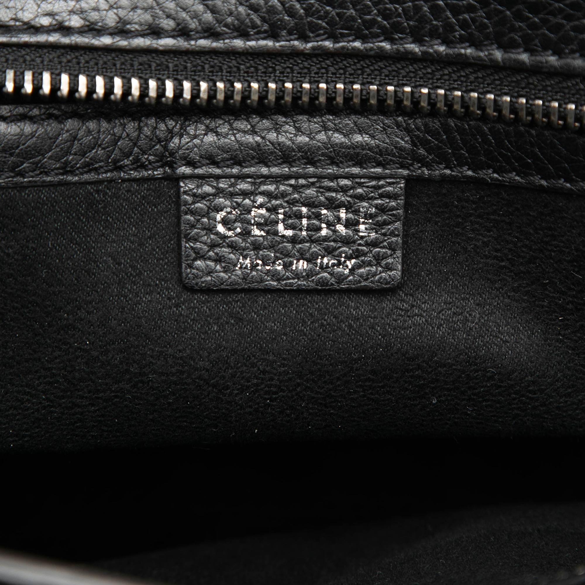 Celine Nano Leather Luggage Tote