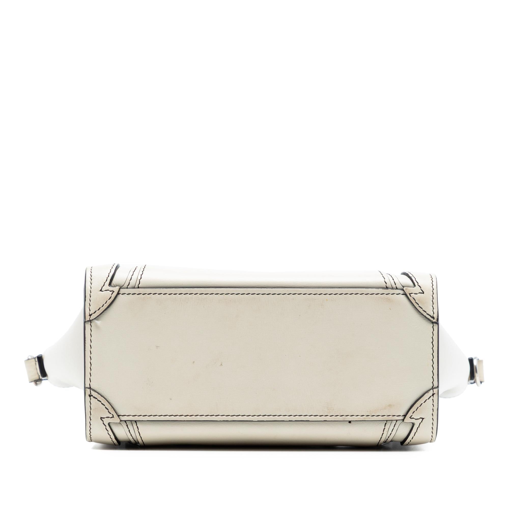 Celine Nano Leather Luggage Tote
