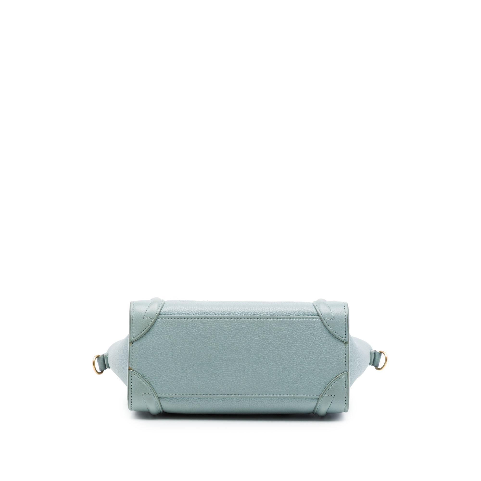 Celine Nano Leather Luggage Tote