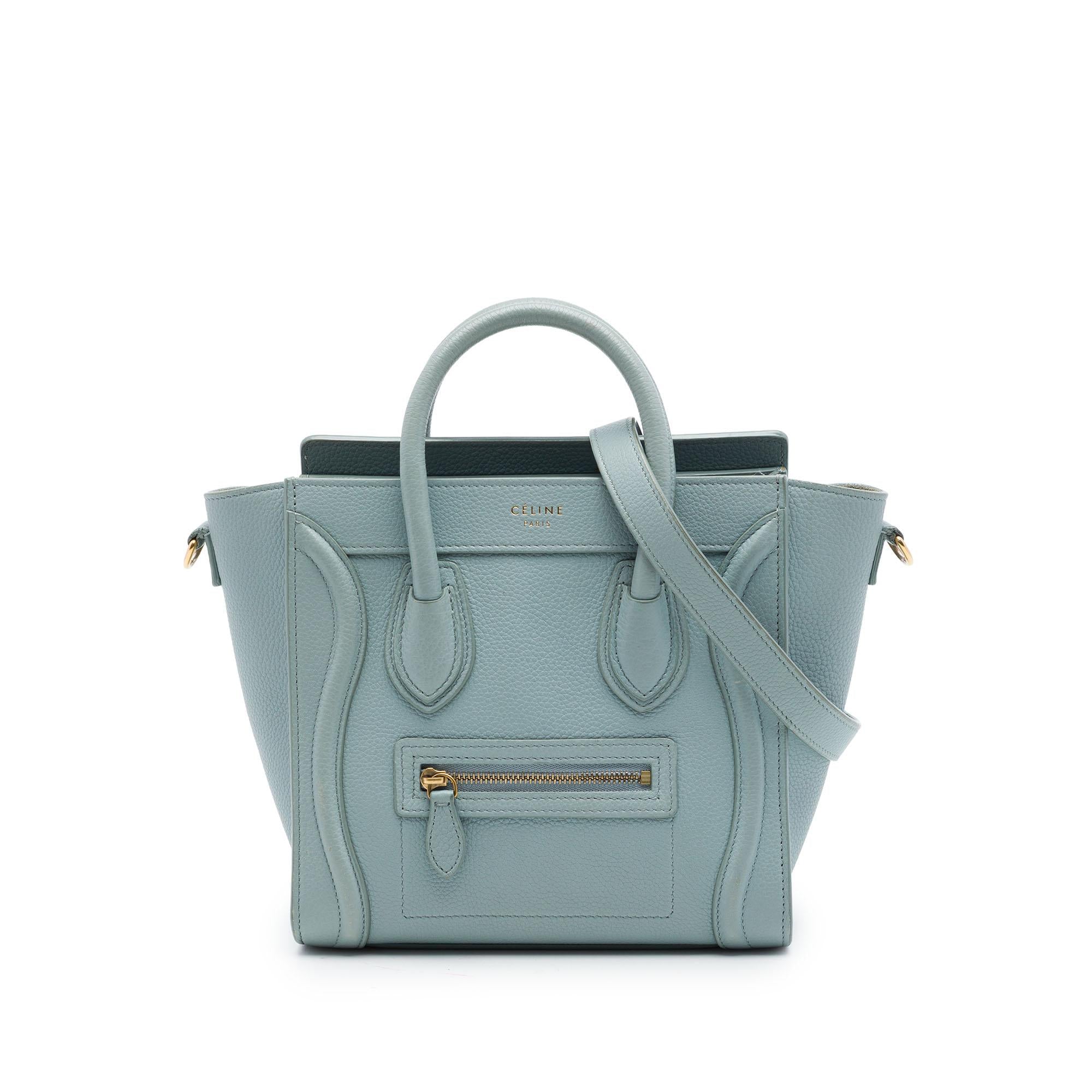 Celine Nano Leather Luggage Tote