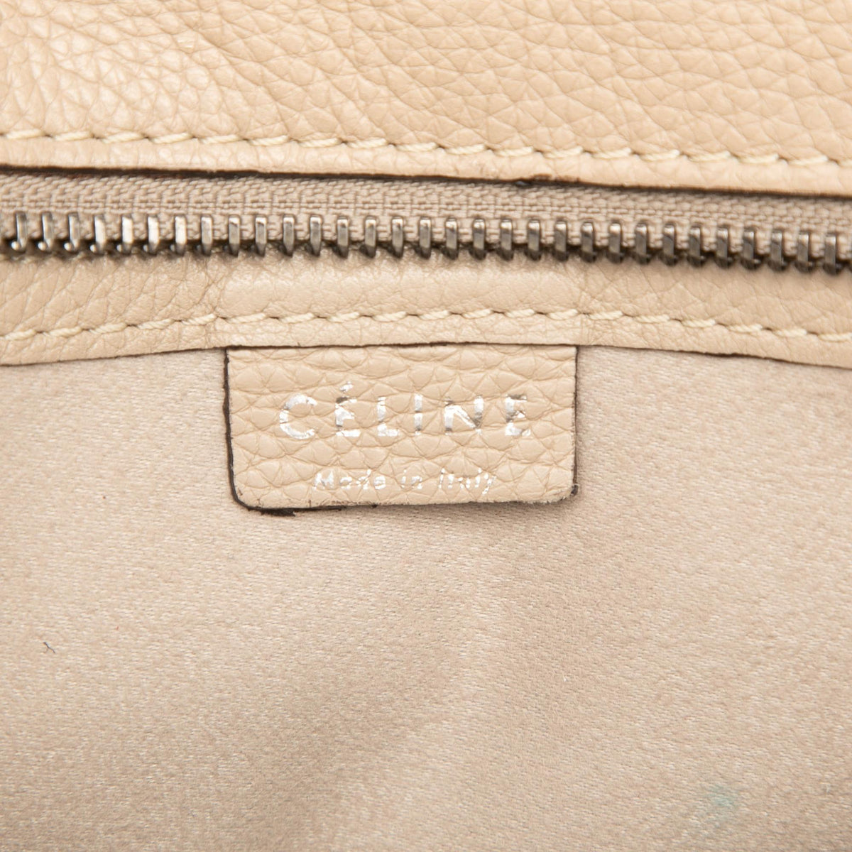 Celine Nano Leather Luggage Tote