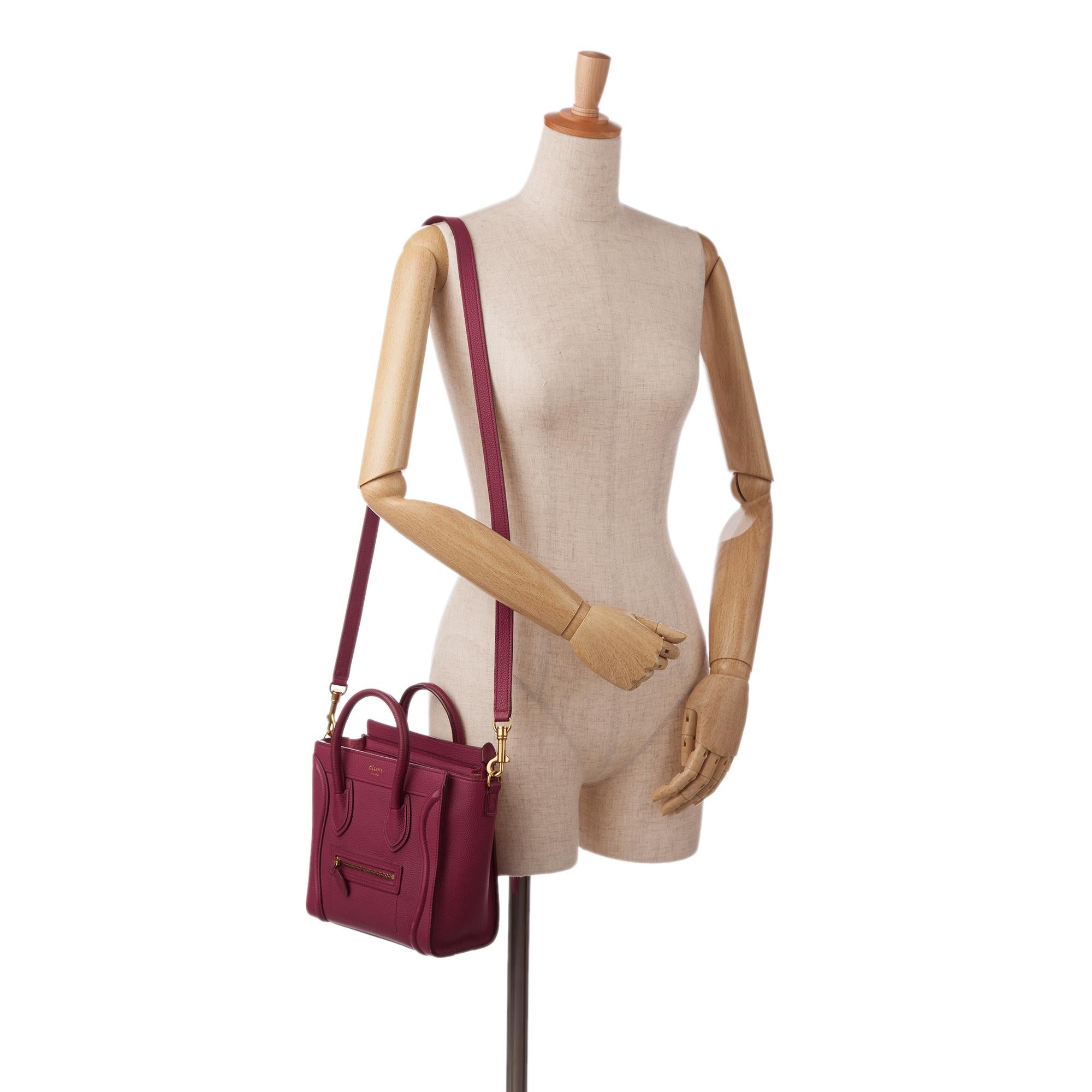 Celine Nano Luggage Tote (SHG-gOUbRL)