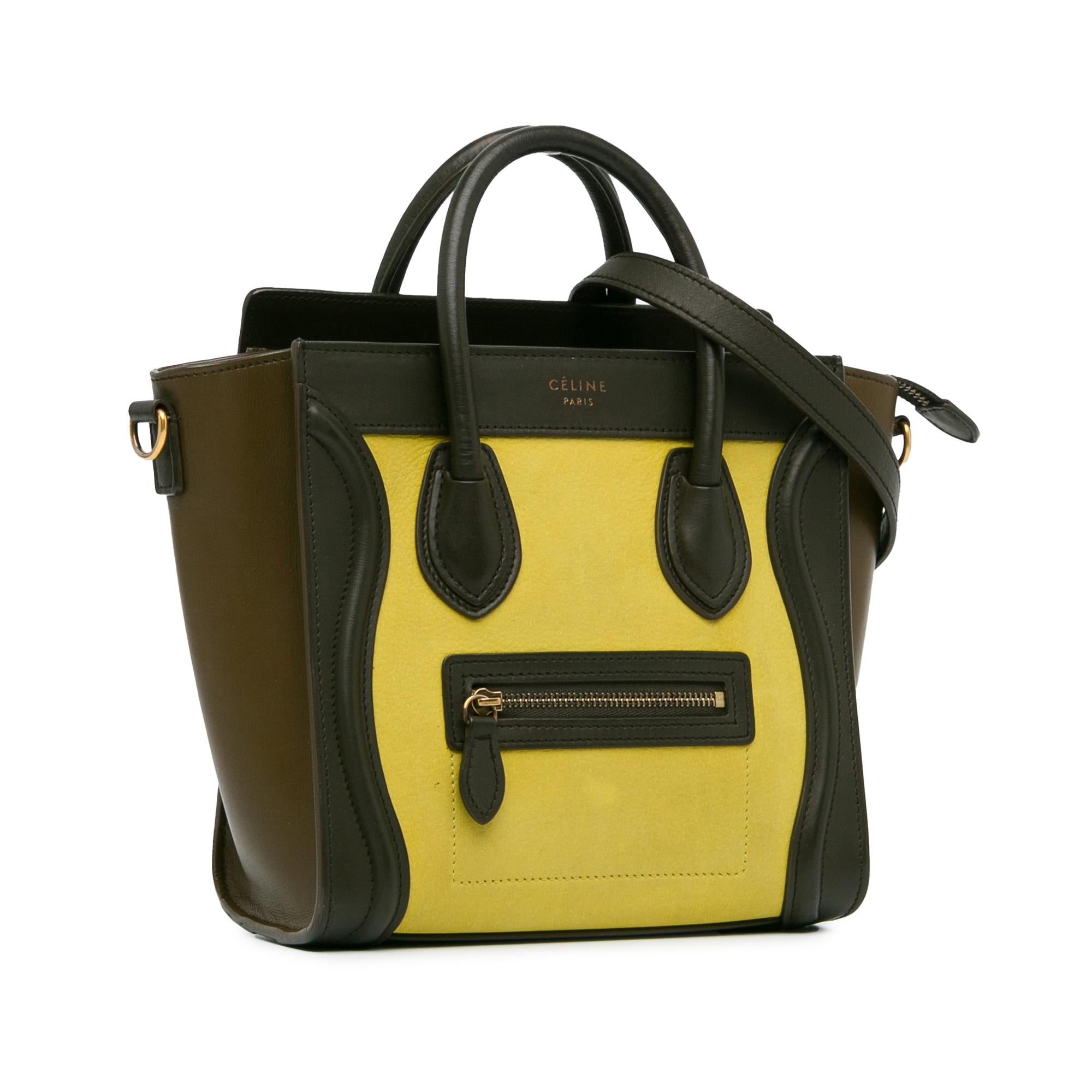 Celine Nano Tricolor Luggage Tote (SHG-g5iXFE)