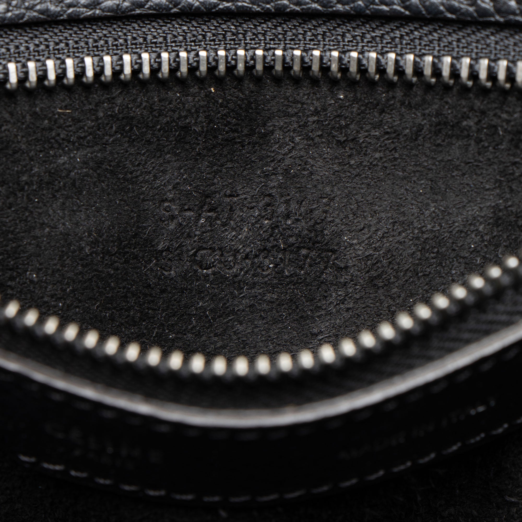 Celine Pebbled Leather Micro Luggage Tote