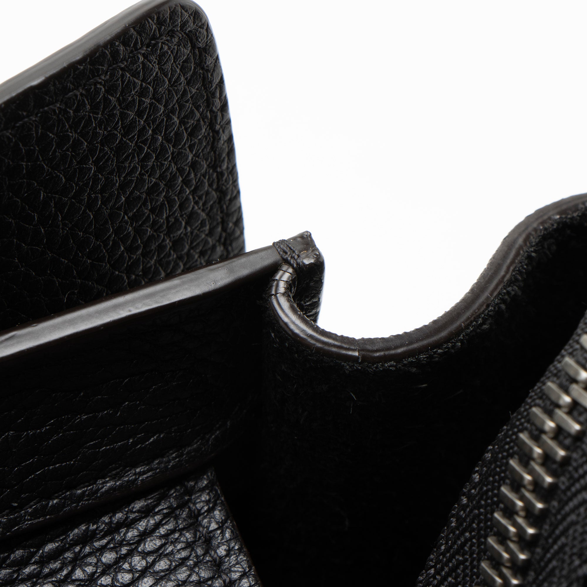 Celine Pebbled Leather Micro Luggage Tote