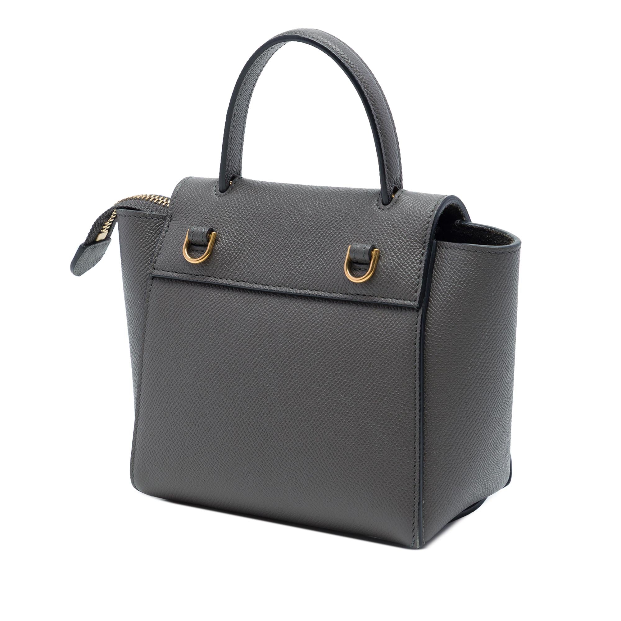 Celine Pico Grained Calfskin Belt Bag