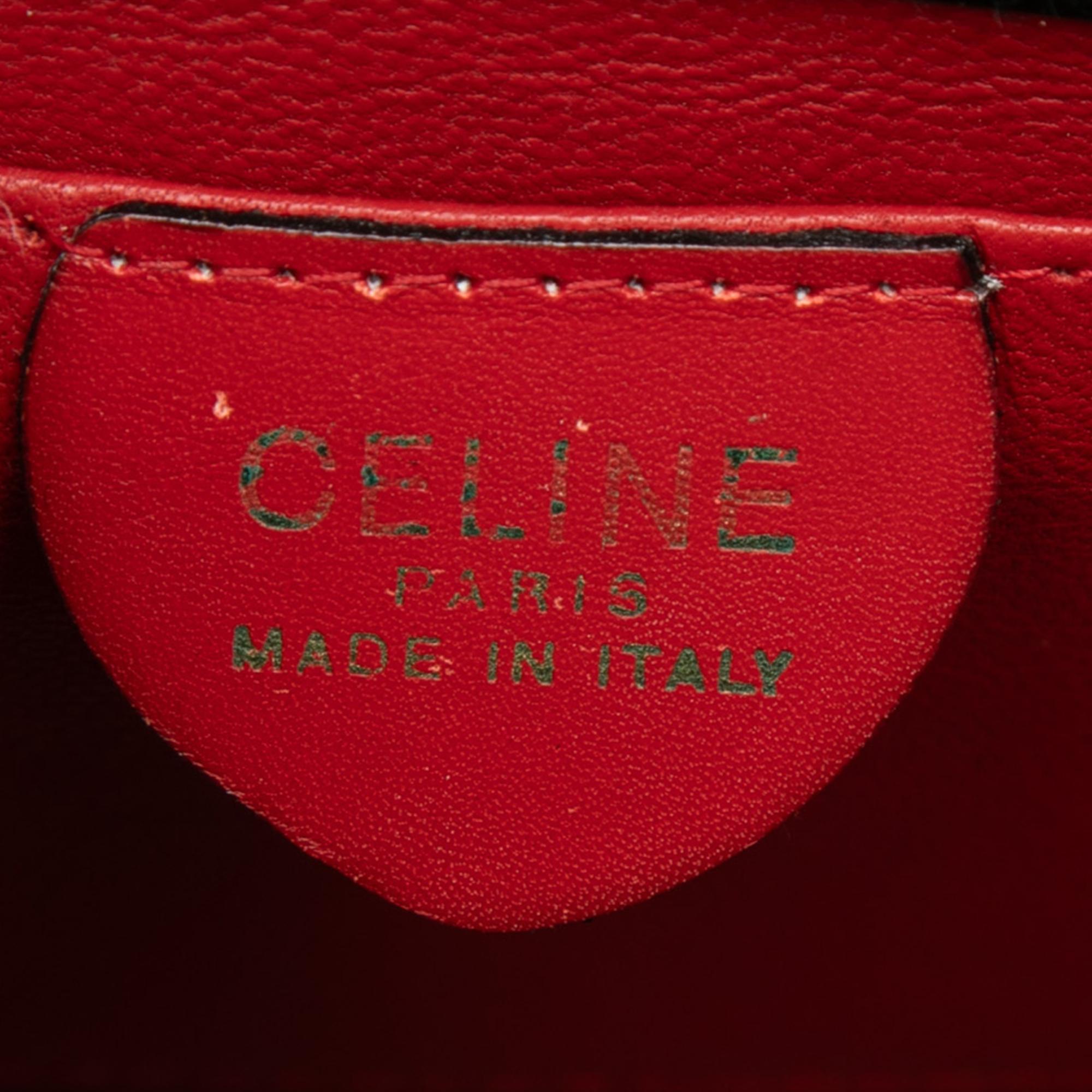 Celine Satin Starball Chain Top Handle Bag