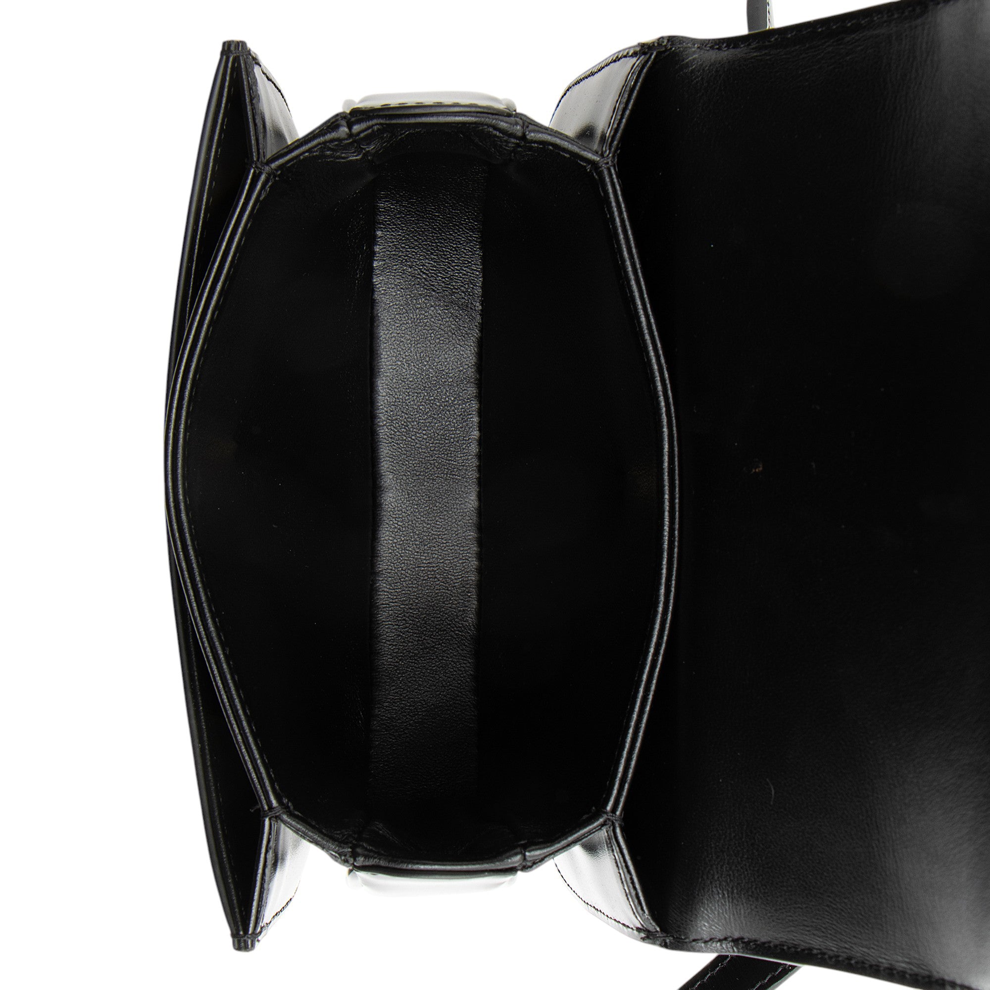 Celine Shiny Calfskin Besace Clea Shoulder Bag