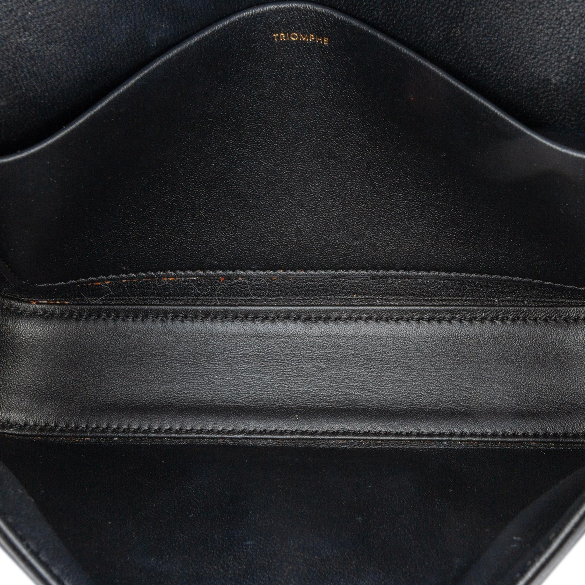 Celine Shiny Calfskin Claude Chain Shoulder Bag