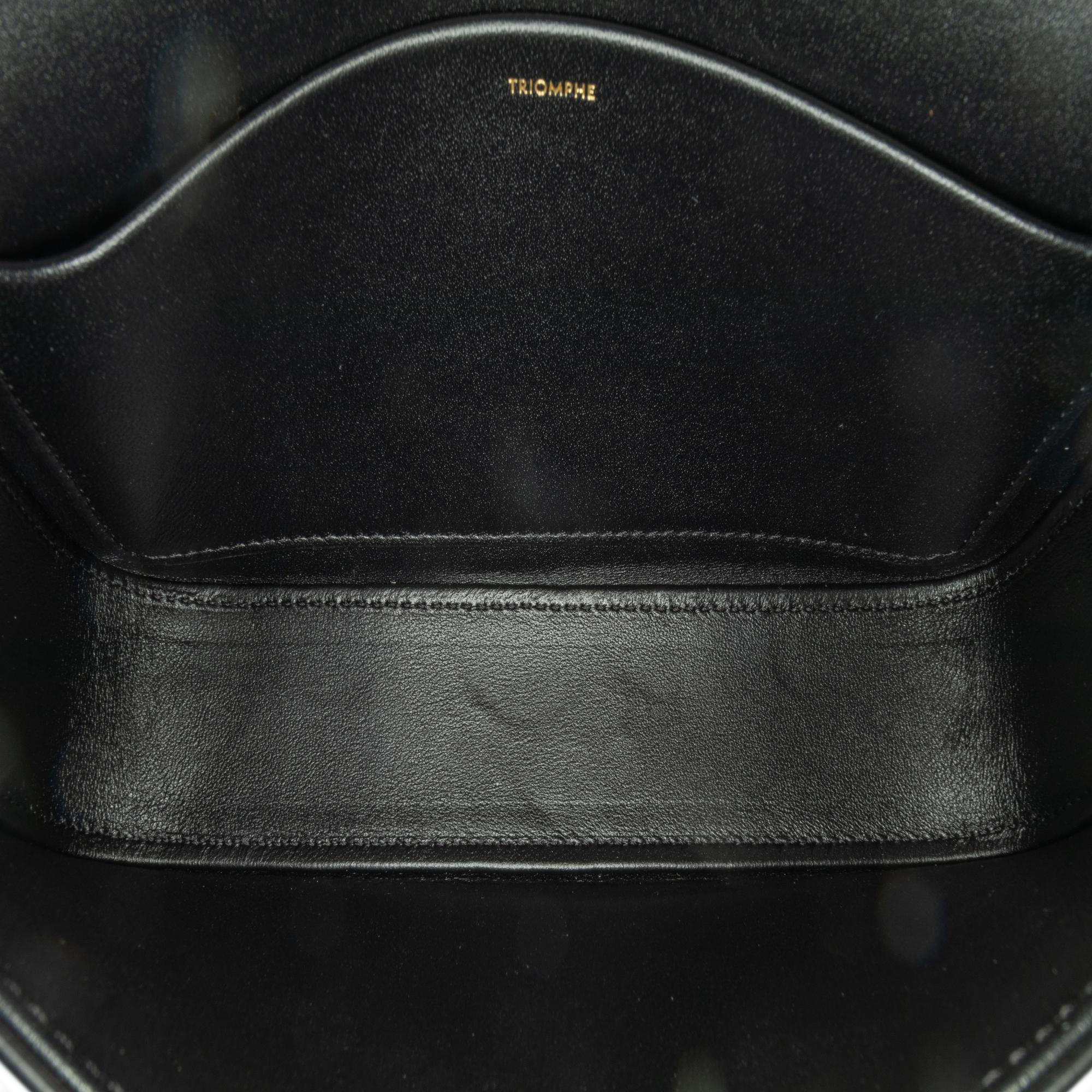 Celine Shiny Calfskin Claude Shoulder Bag