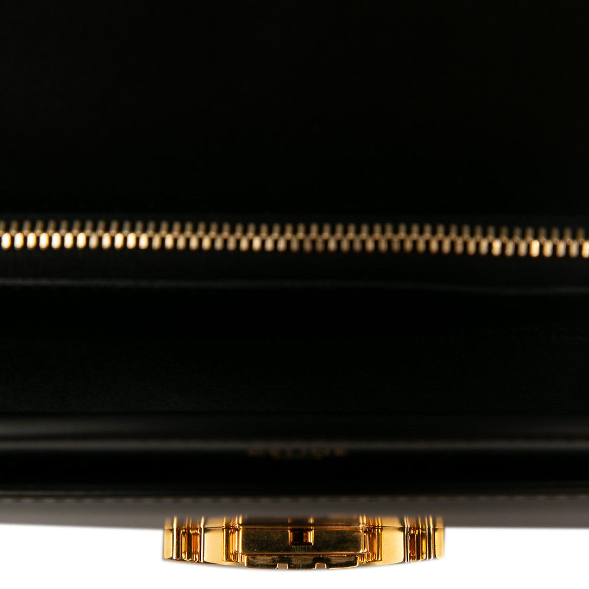 Celine Shiny Calfskin Triomphe Chain Shoulder Bag