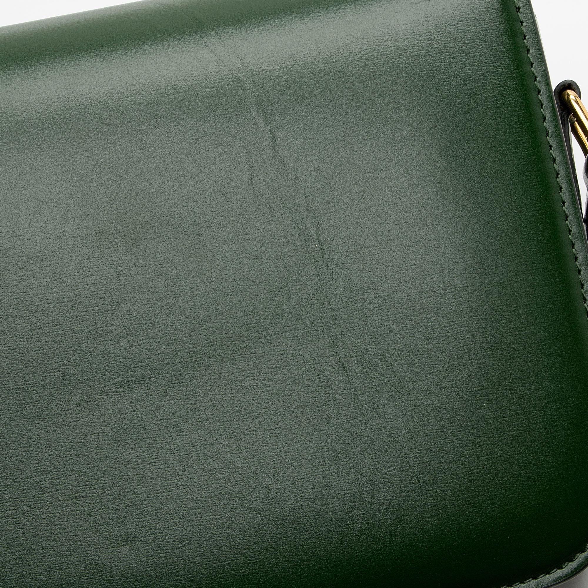 Celine Shiny Calfskin Triomphe Classique Shoulder Bag