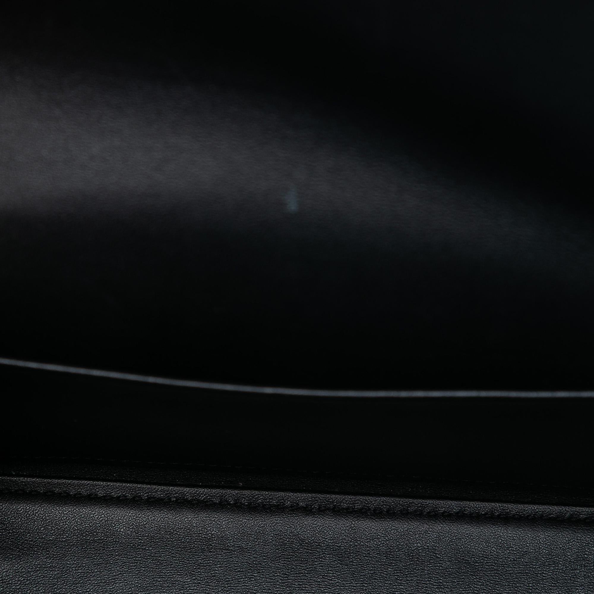 Celine Shiny Calfskin Triomphe Claude Shoulder Bag