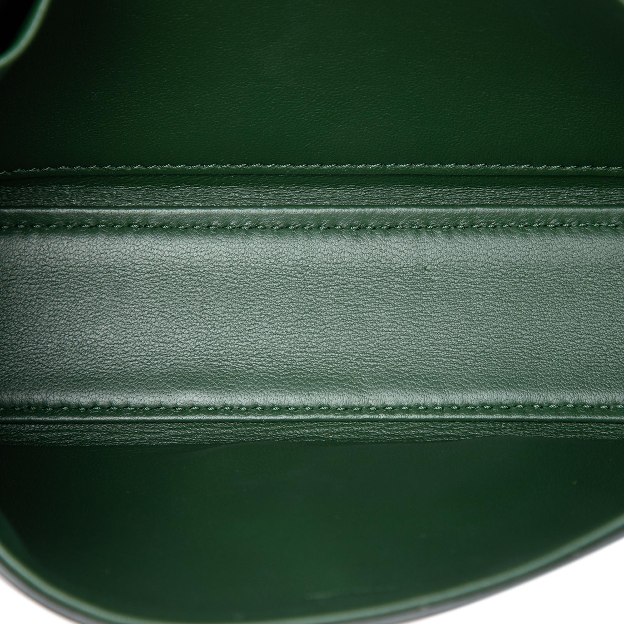Celine Shiny Calfskin Triomphe Claude Shoulder Bag