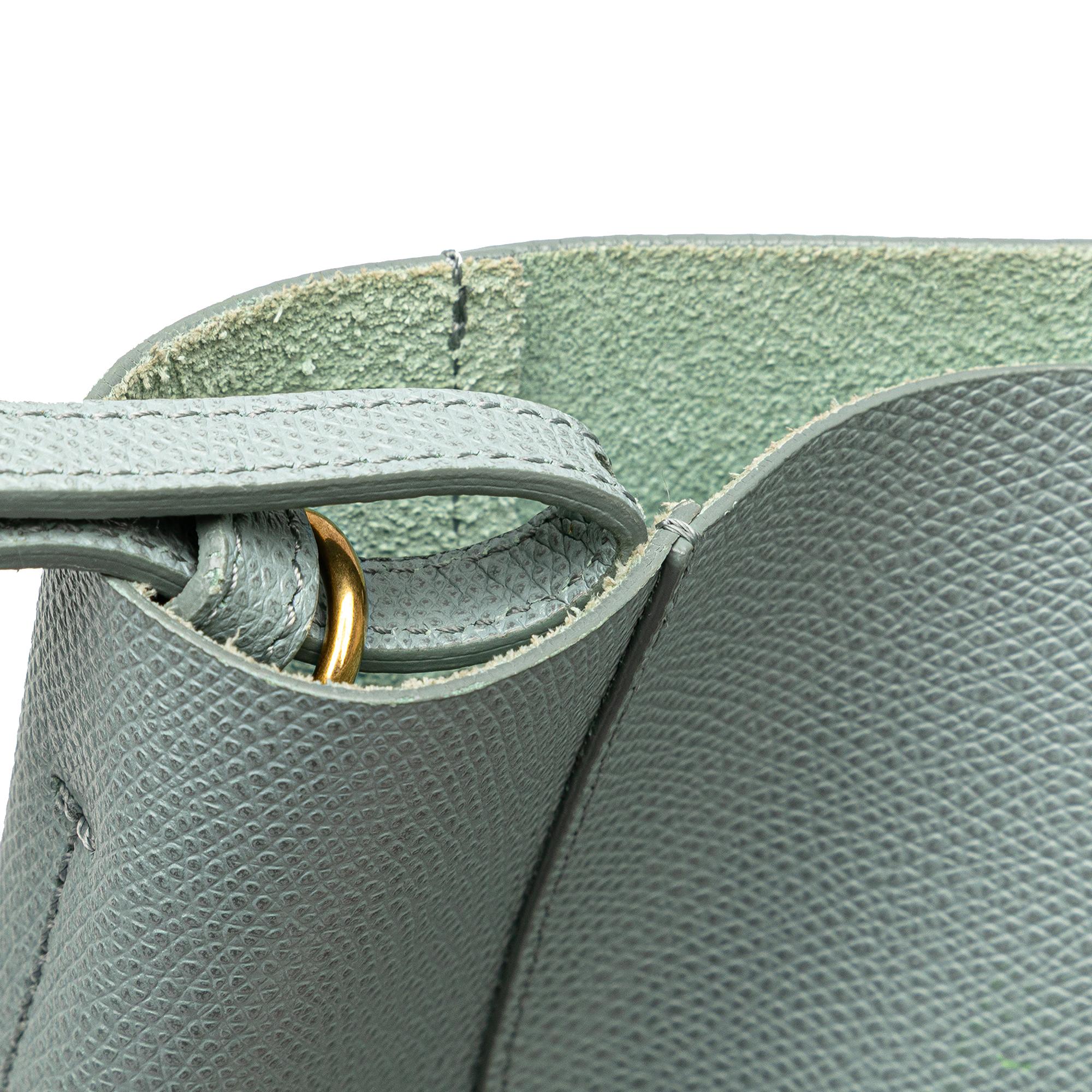 Celine Small Bicolor Leather Vertical Cabas