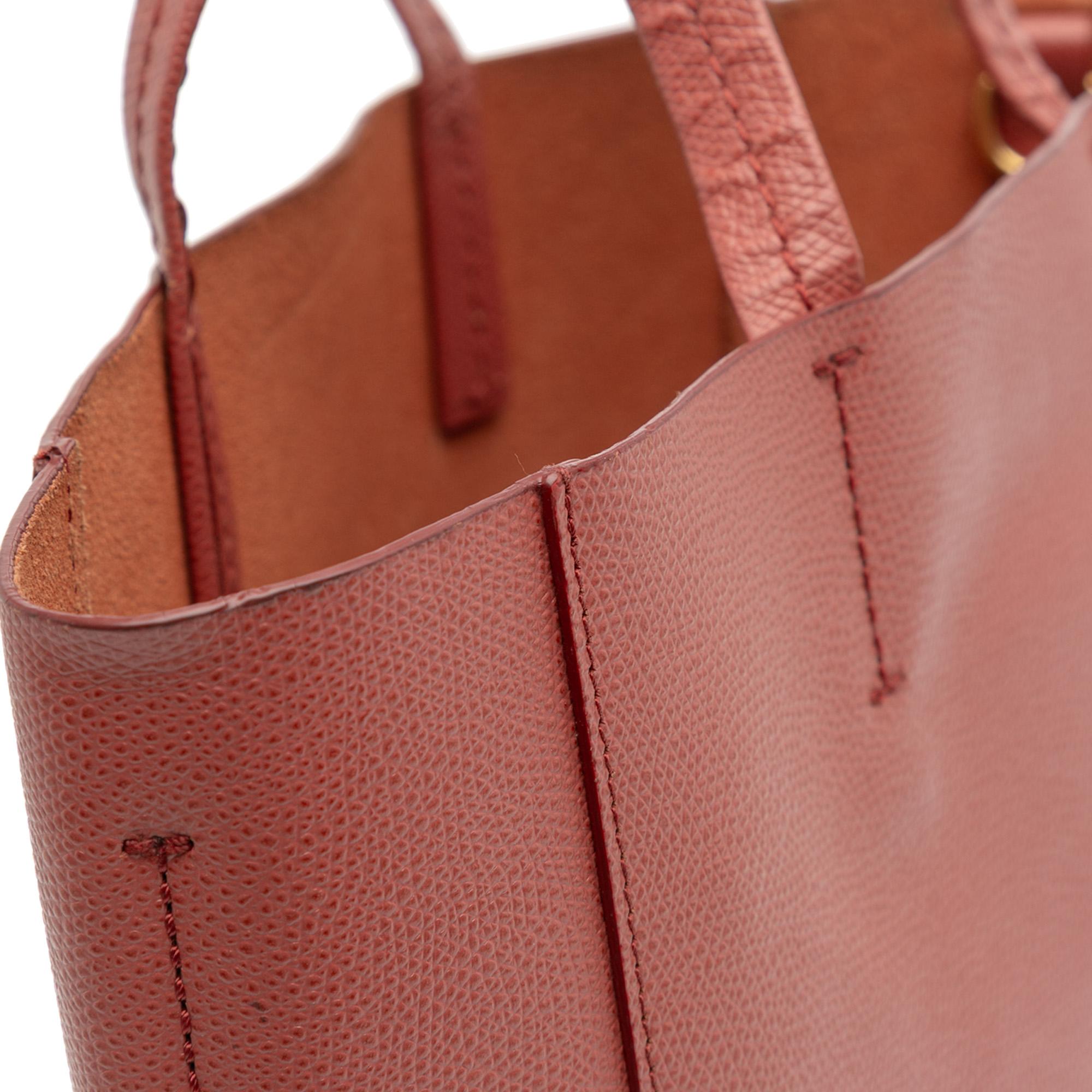 Celine Small Bicolor Leather Vertical Cabas