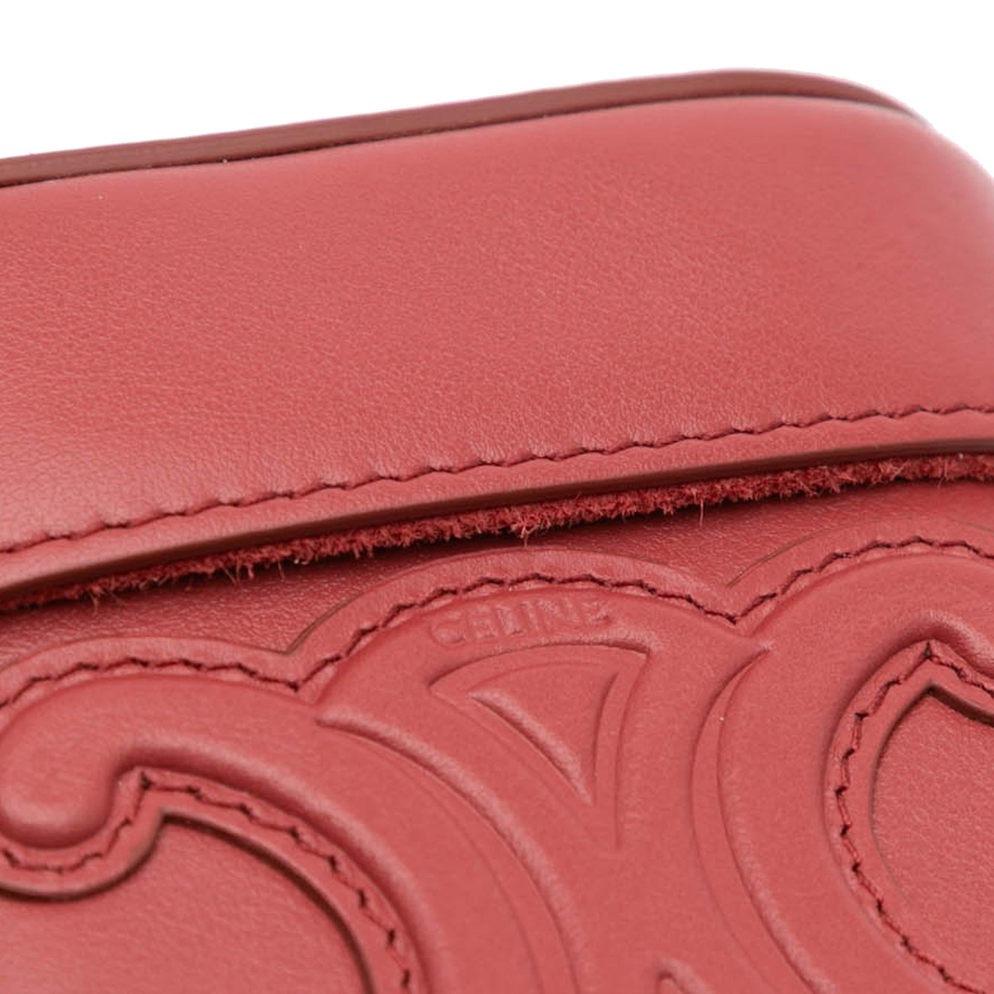 Celine Small Calfskin Cuir Triomphe Box Bag