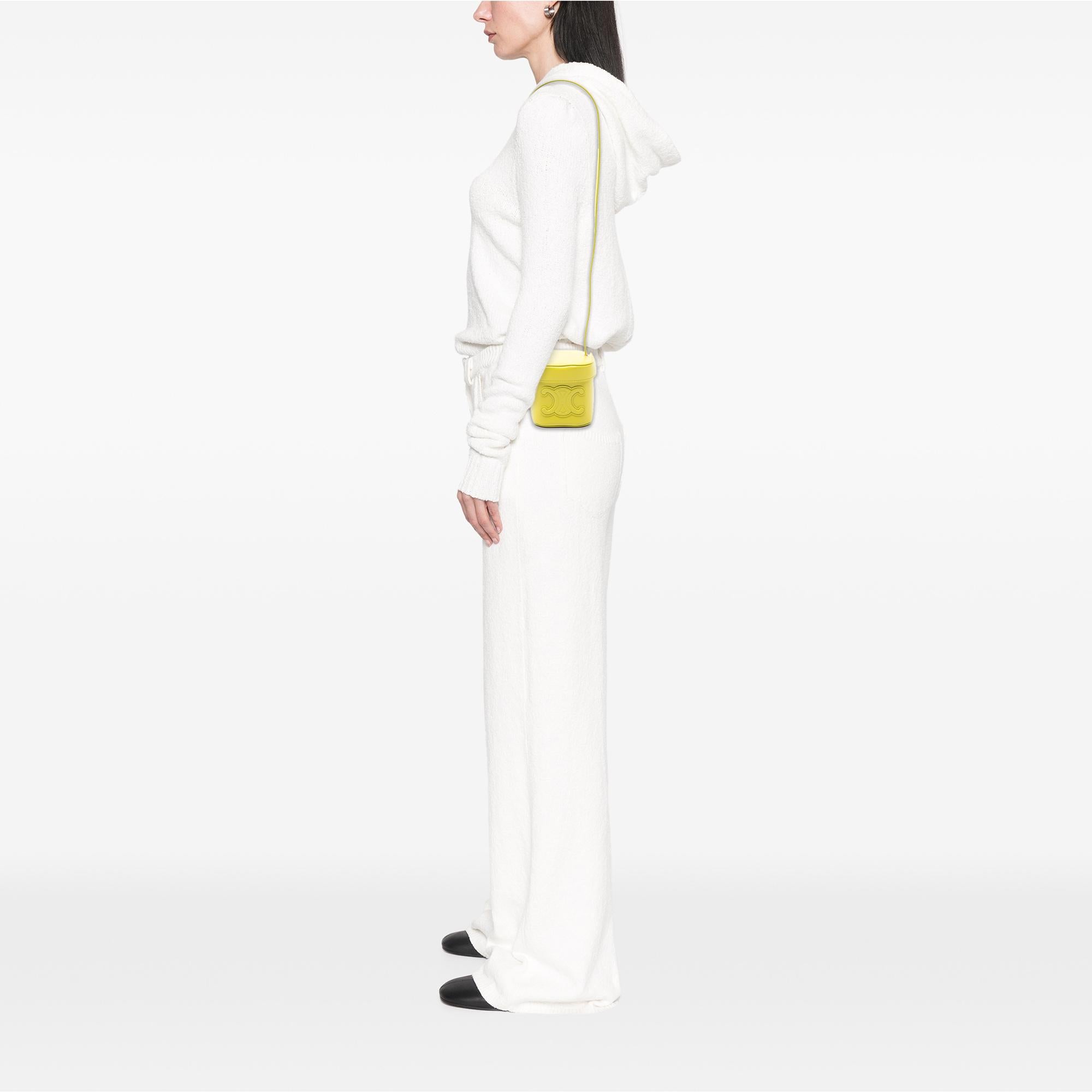 Celine Small Calfskin Cuir Triomphe Box Bag