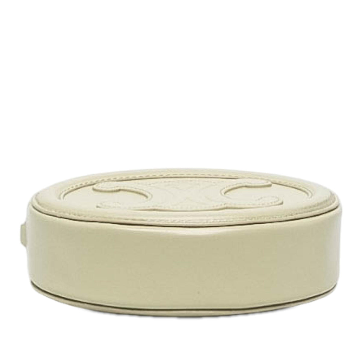 Celine Small Calfskin Cuir Triomphe Oval Crossbody