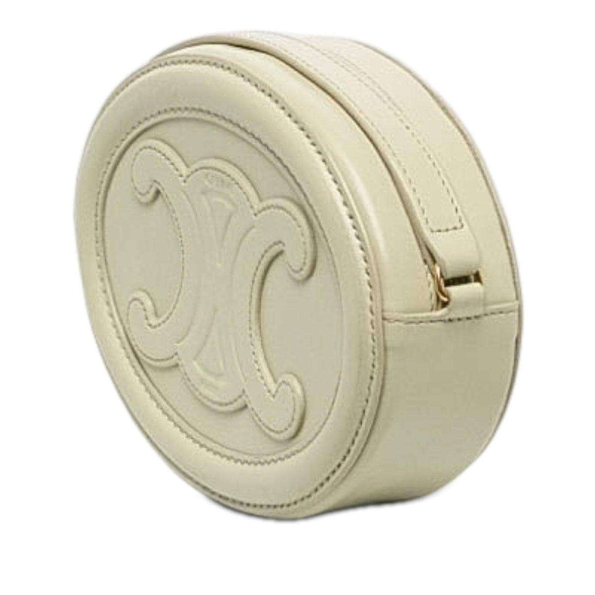 Celine Small Calfskin Cuir Triomphe Oval Crossbody