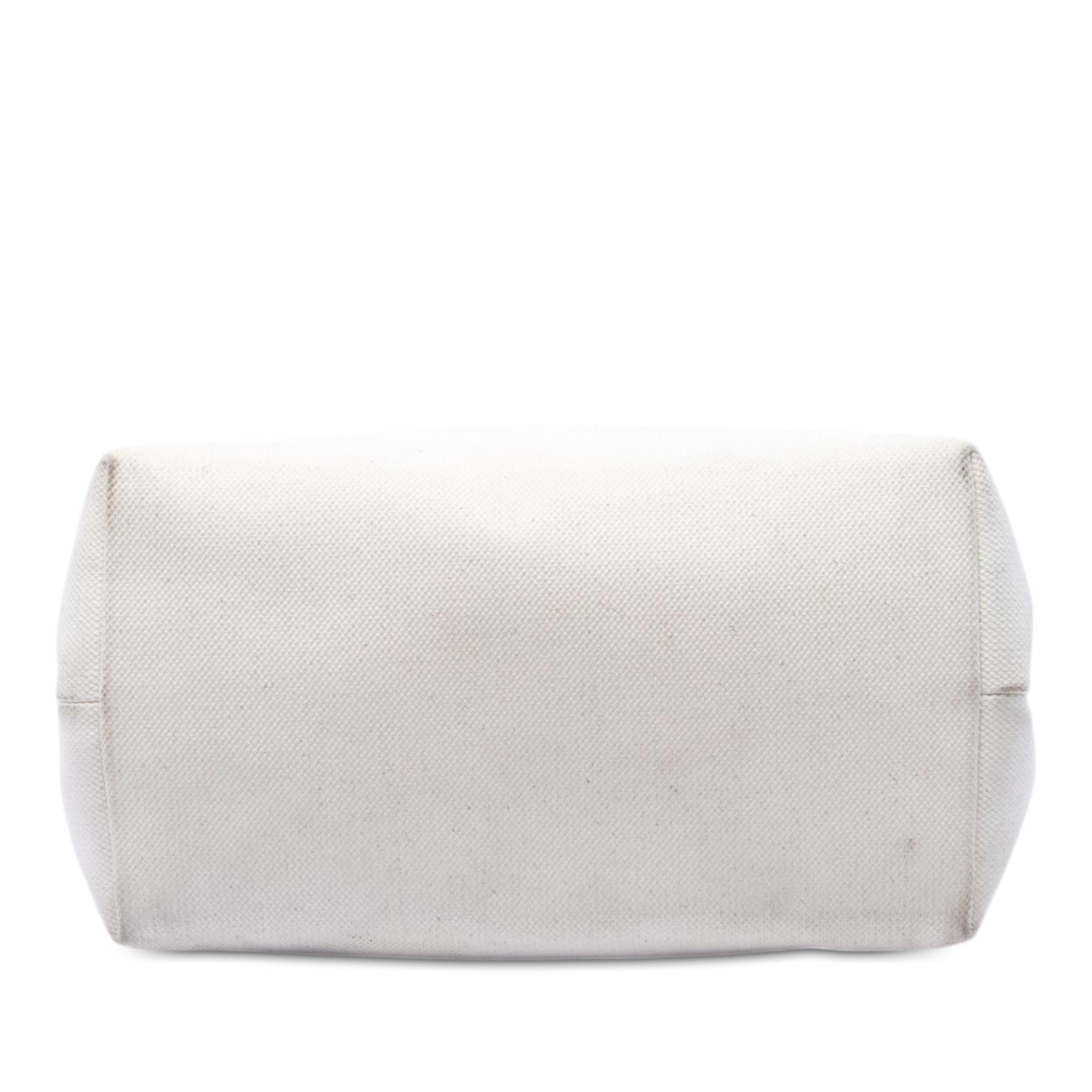 Celine Small Canvas Logo Print Horizontal Cabas Tote