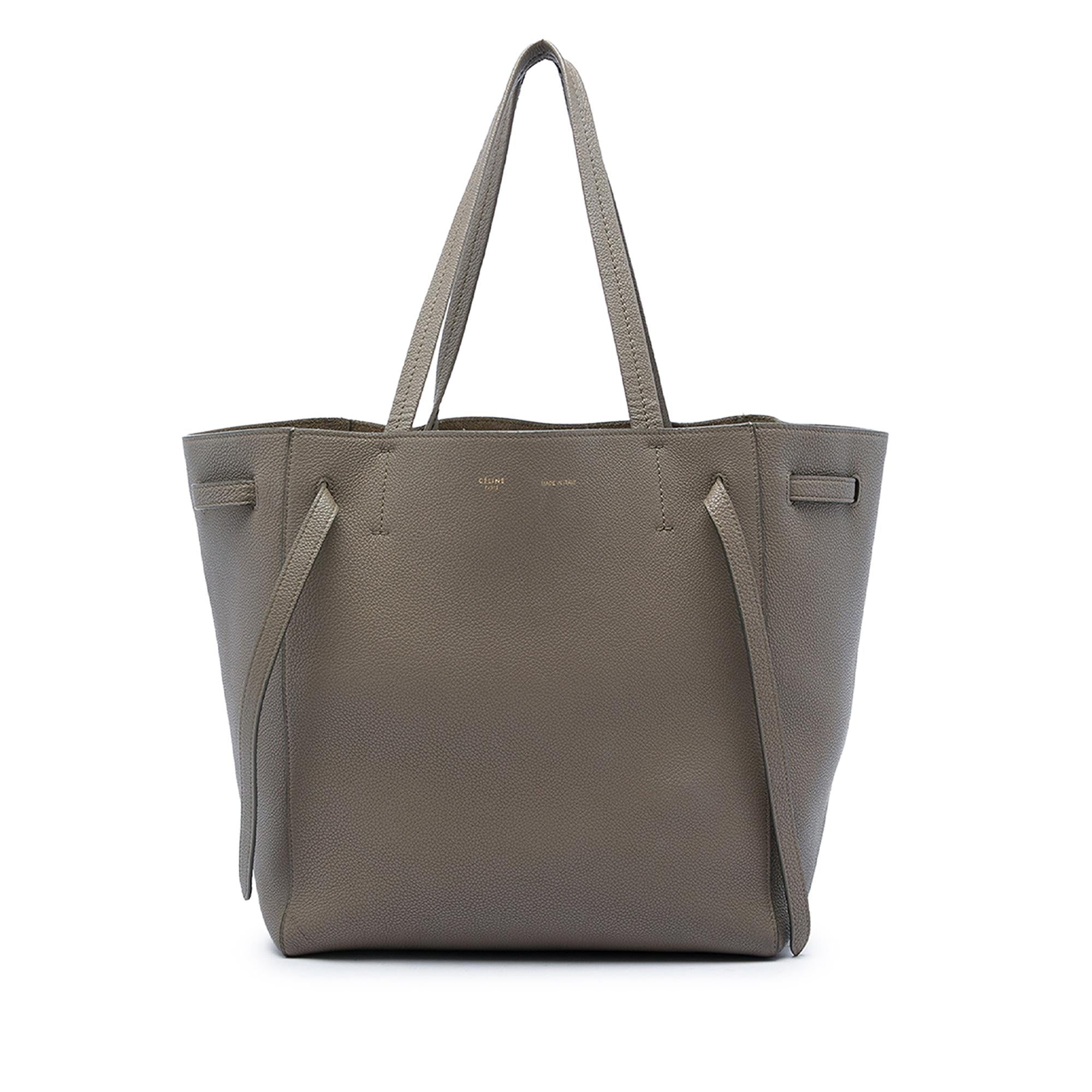 Celine Small Grained Calfskin Phantom Cabas Tote