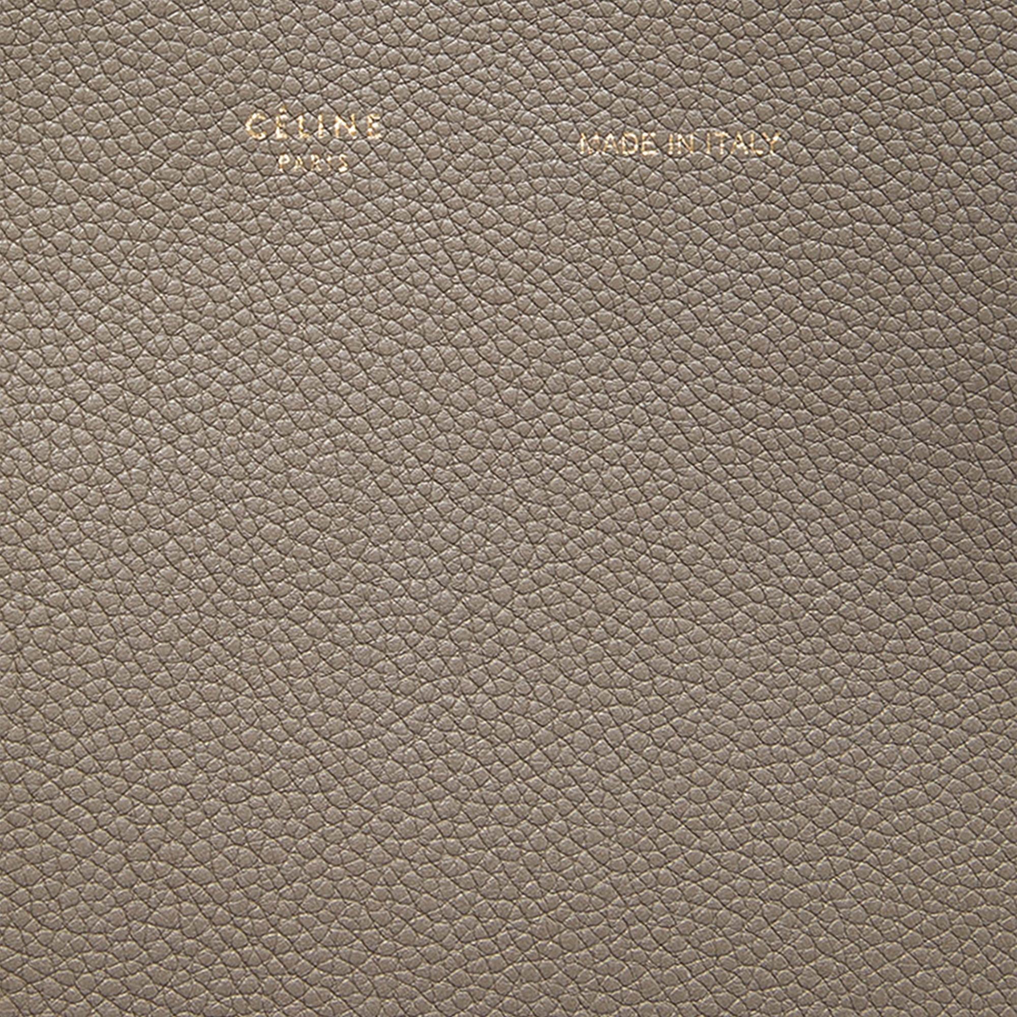 Celine Small Grained Calfskin Phantom Cabas Tote